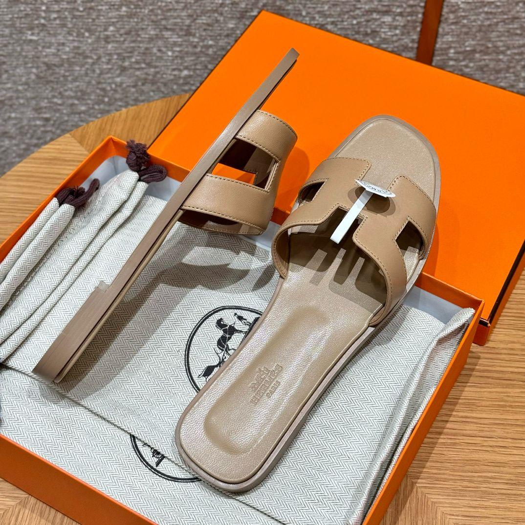 Ladies Hermes flats Lilly Onlines
