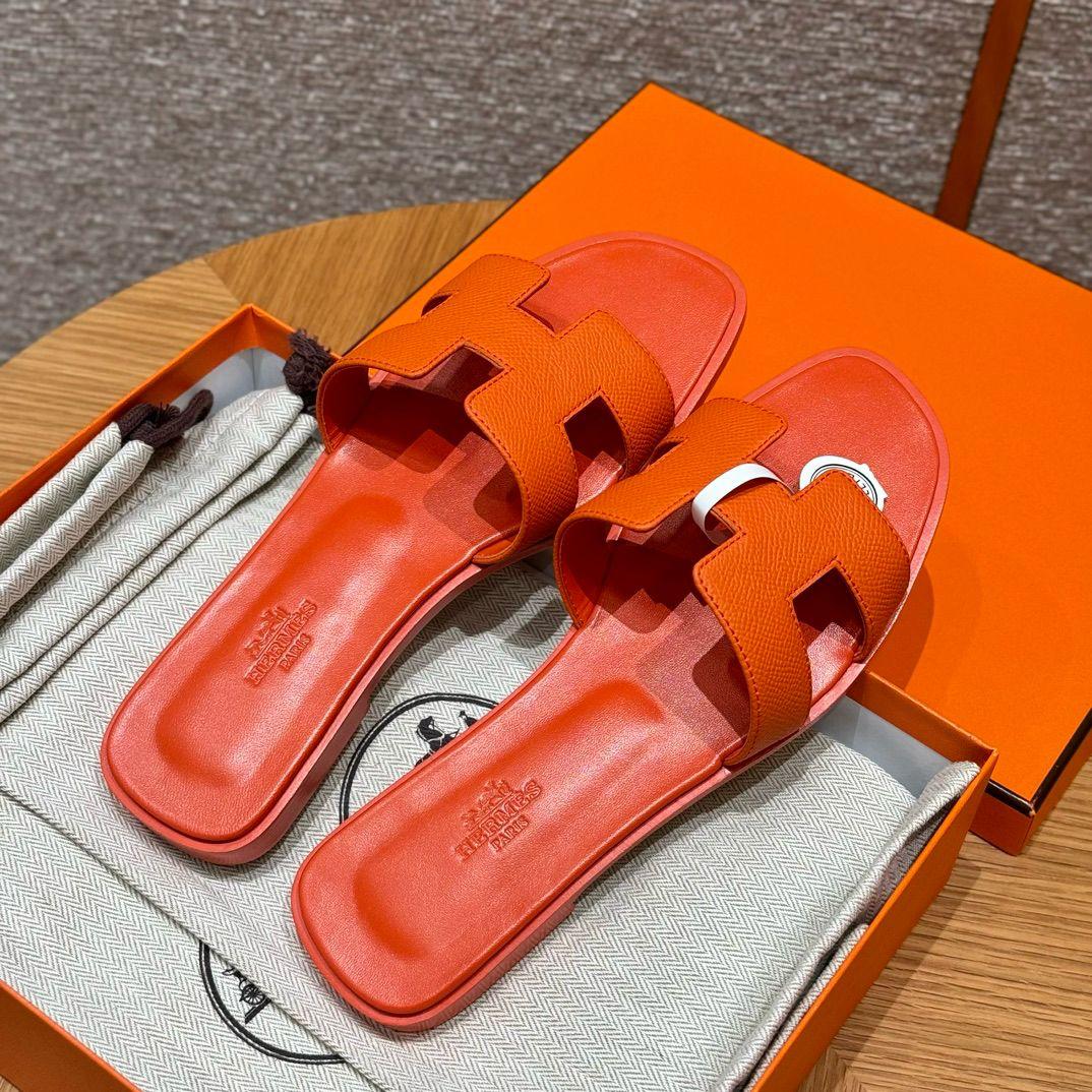 Ladies Hermes flats Lilly Onlines
