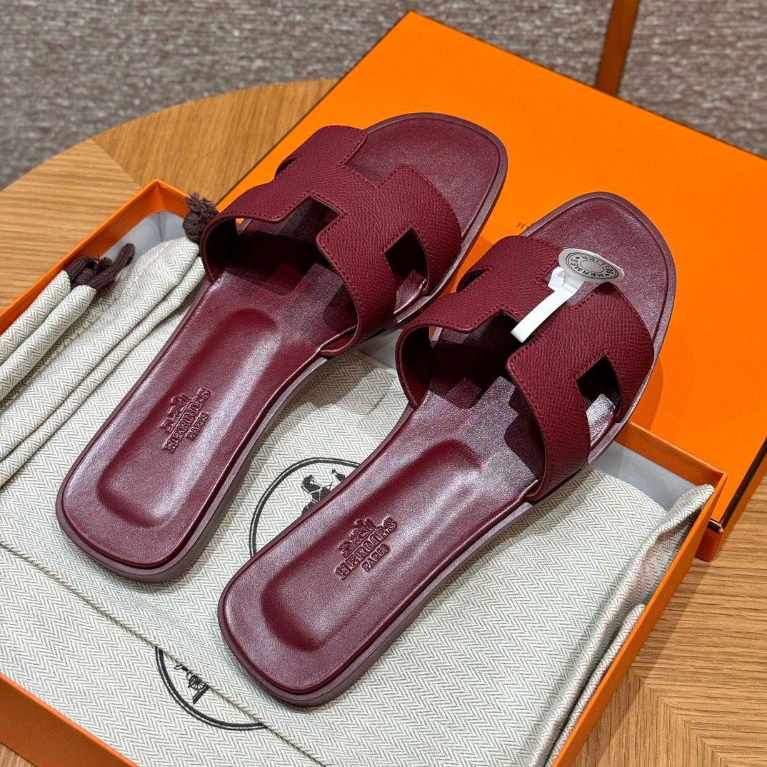 Ladies Hermes flats Lilly Onlines