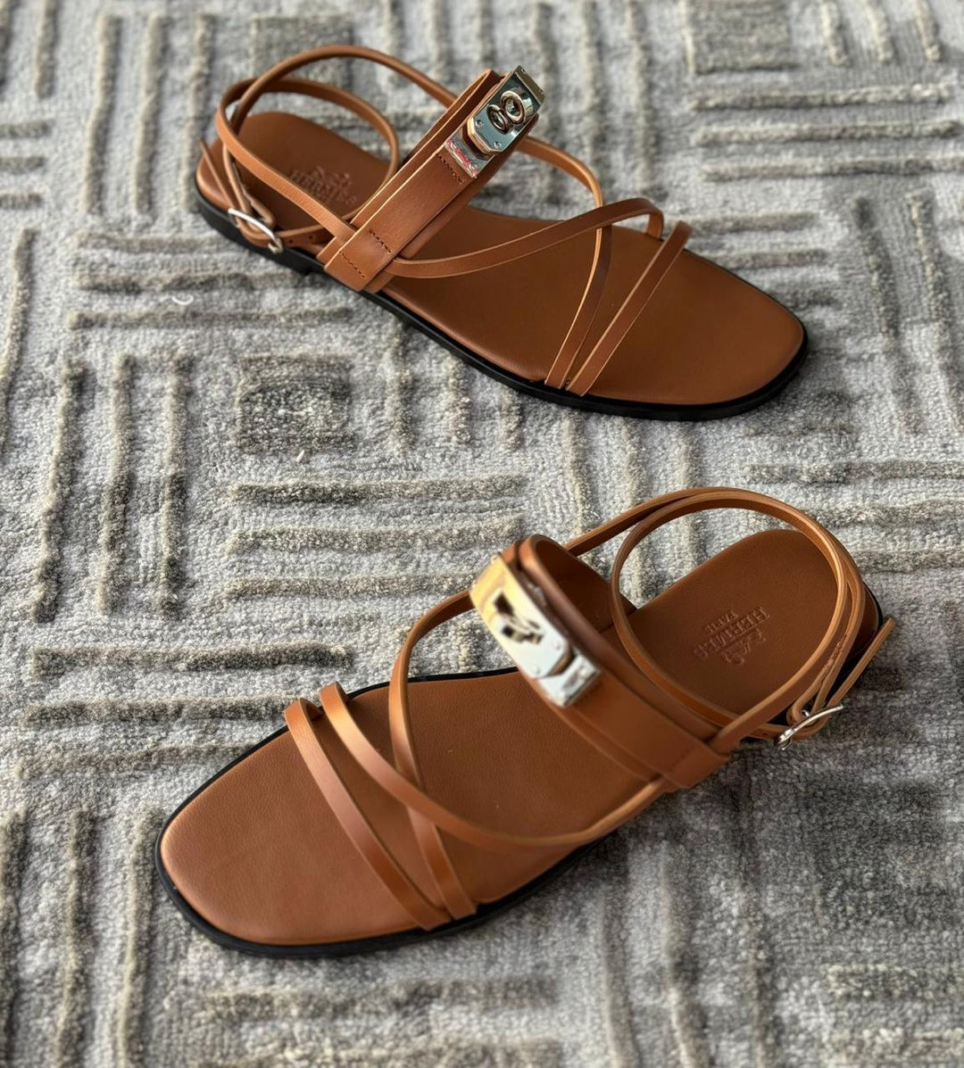 Ladies Hermes flats Lilly Onlines