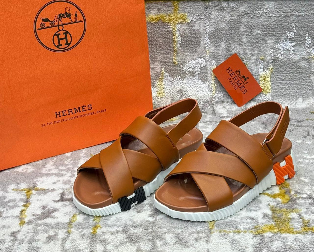 Ladies Hermes flats Lilly Onlines
