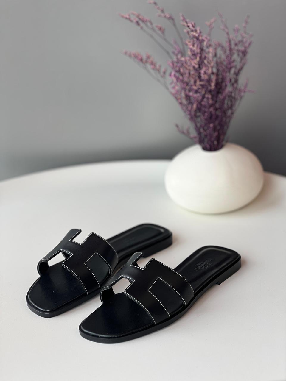 Ladies Hermes flats Lilly Onlines