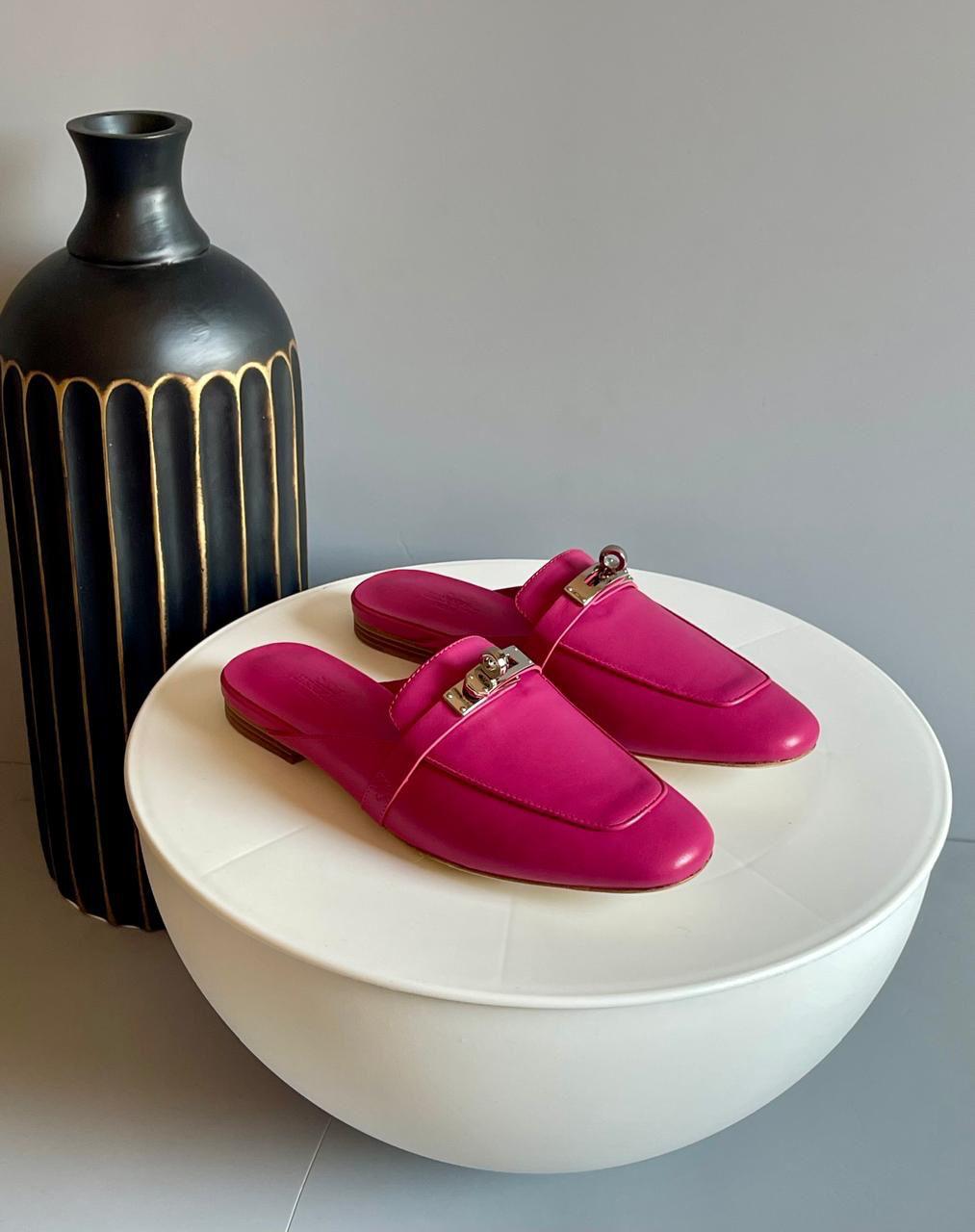 Ladies Hermes flats Lilly Onlines