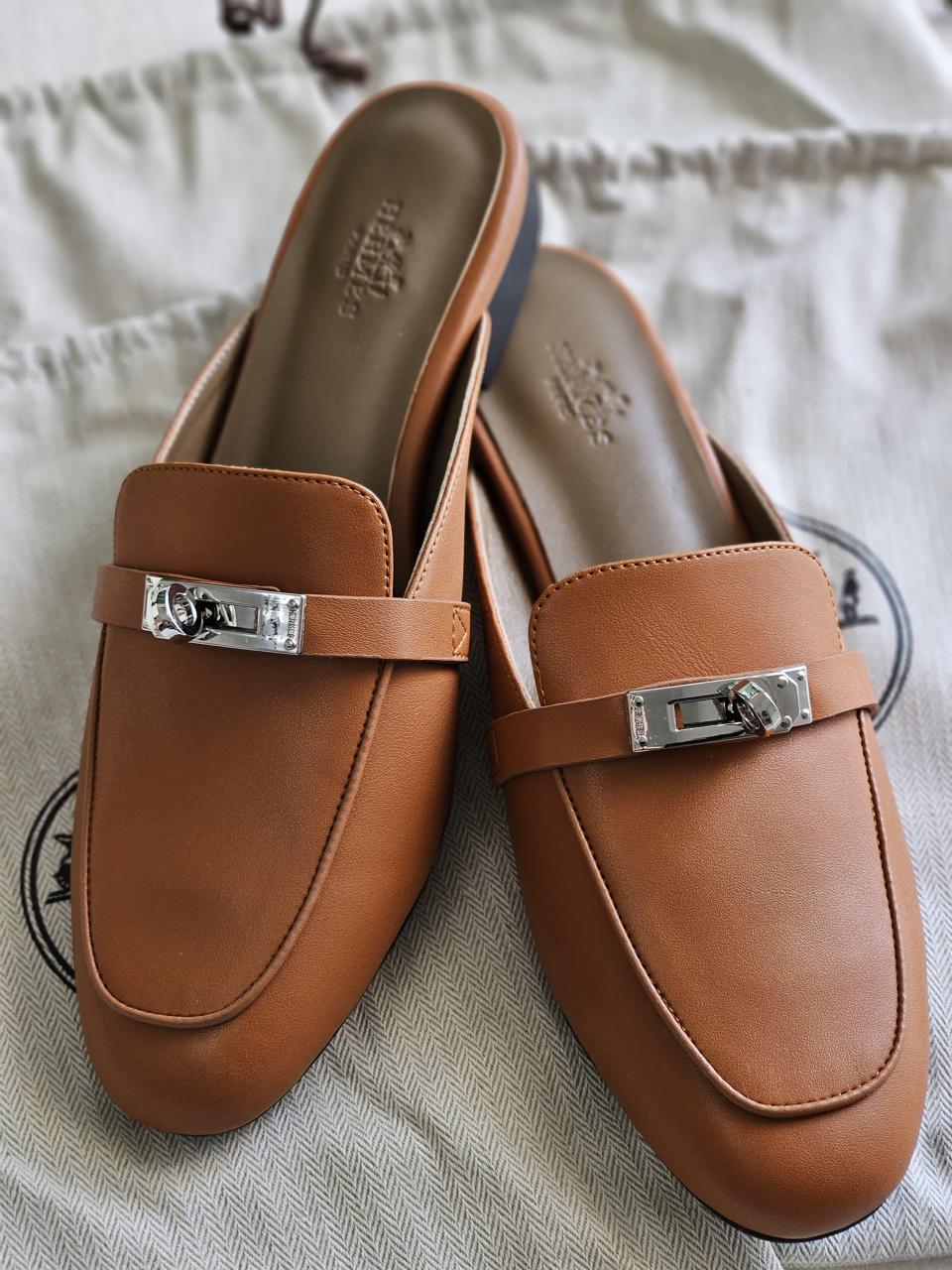 Ladies Hermes flats Lilly Onlines