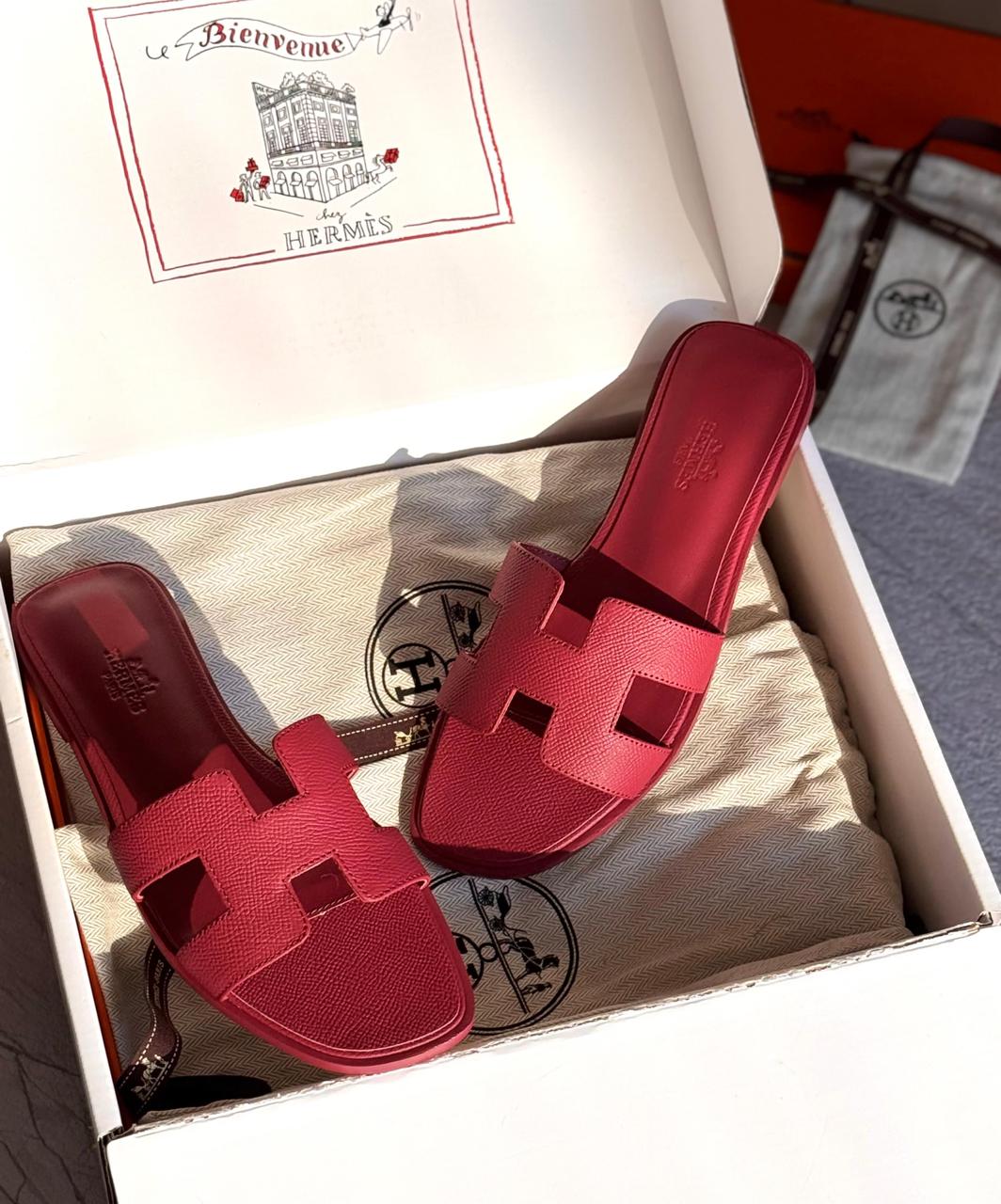 Ladies Hermes flats Lilly Onlines