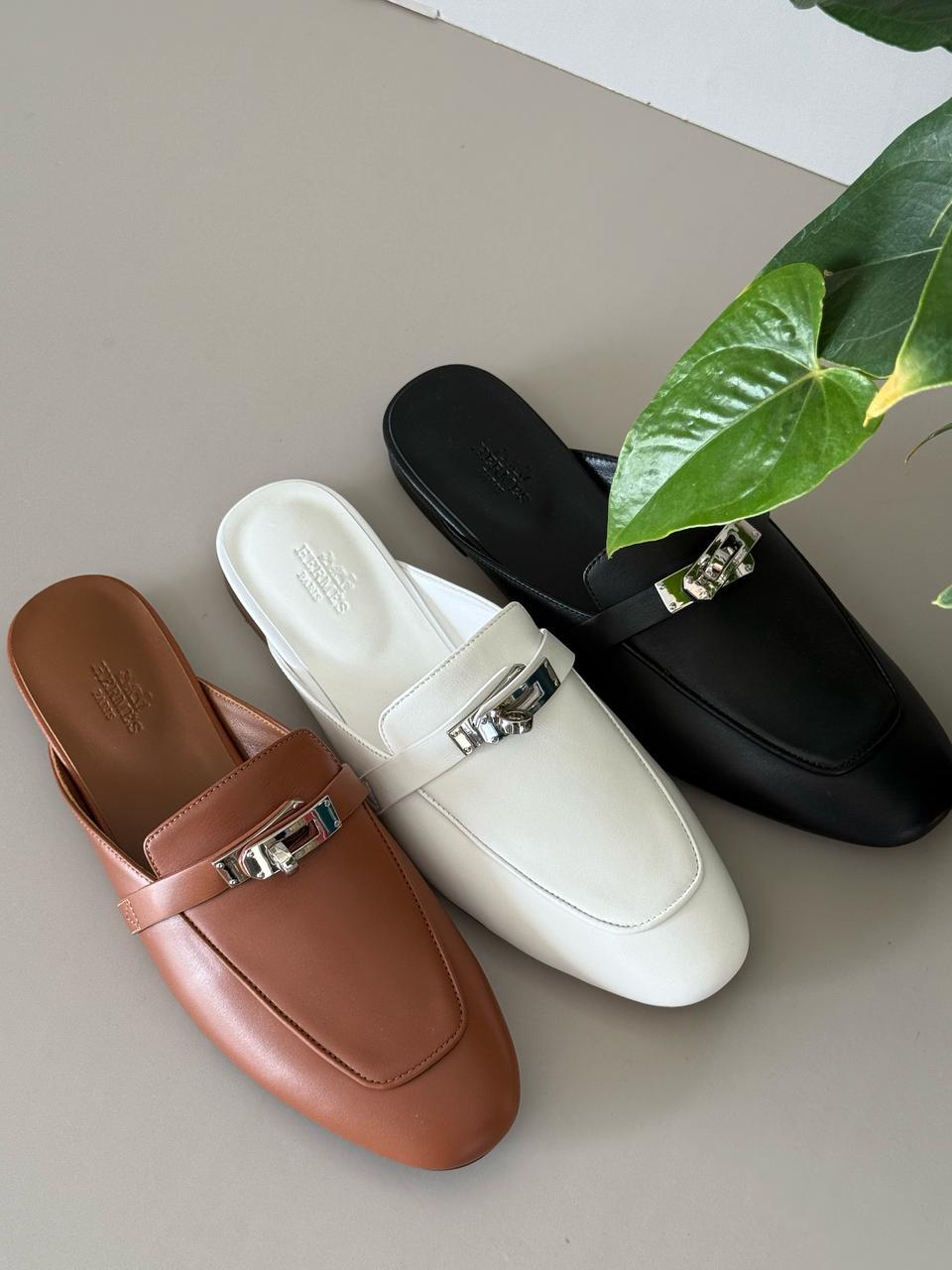 Ladies Hermes flats Lilly Onlines