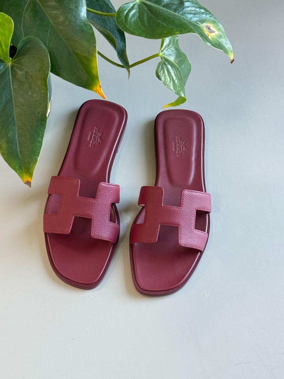 Ladies Hermes flats Lilly Onlines