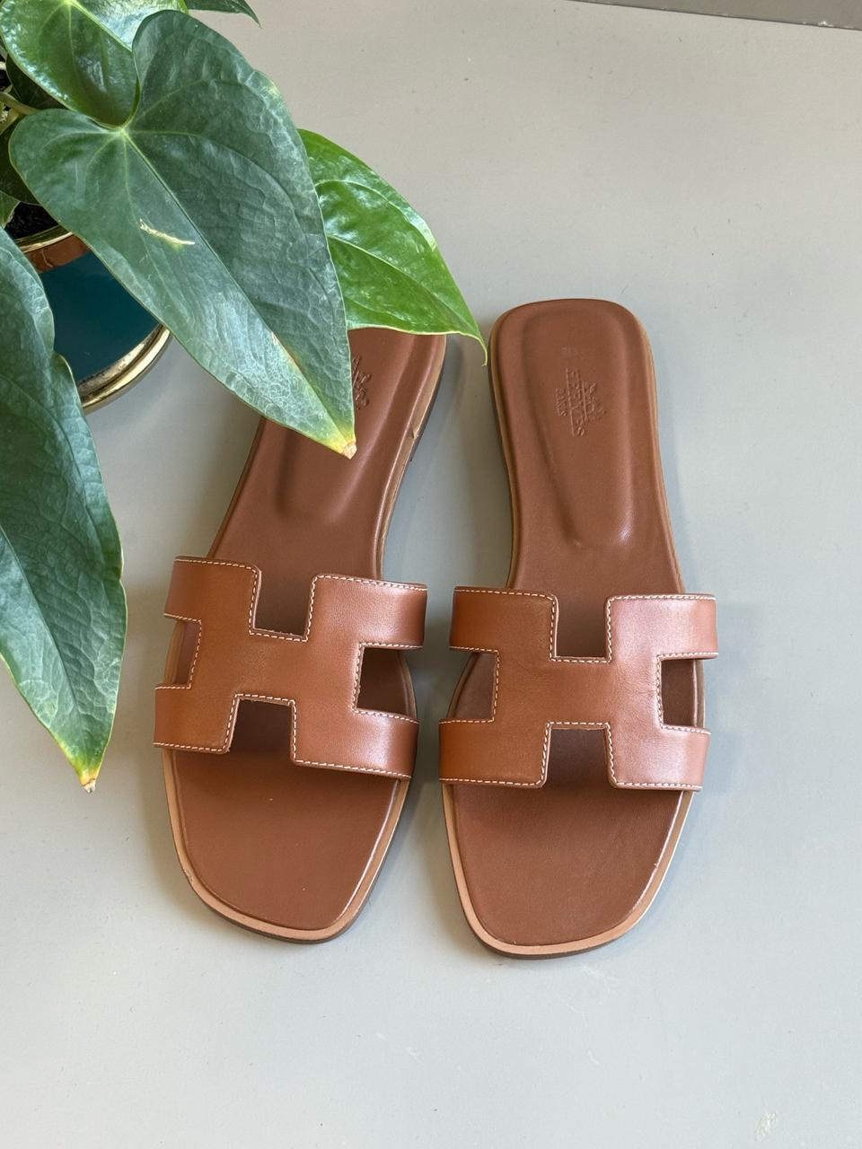 Ladies Hermes flats Lilly Onlines