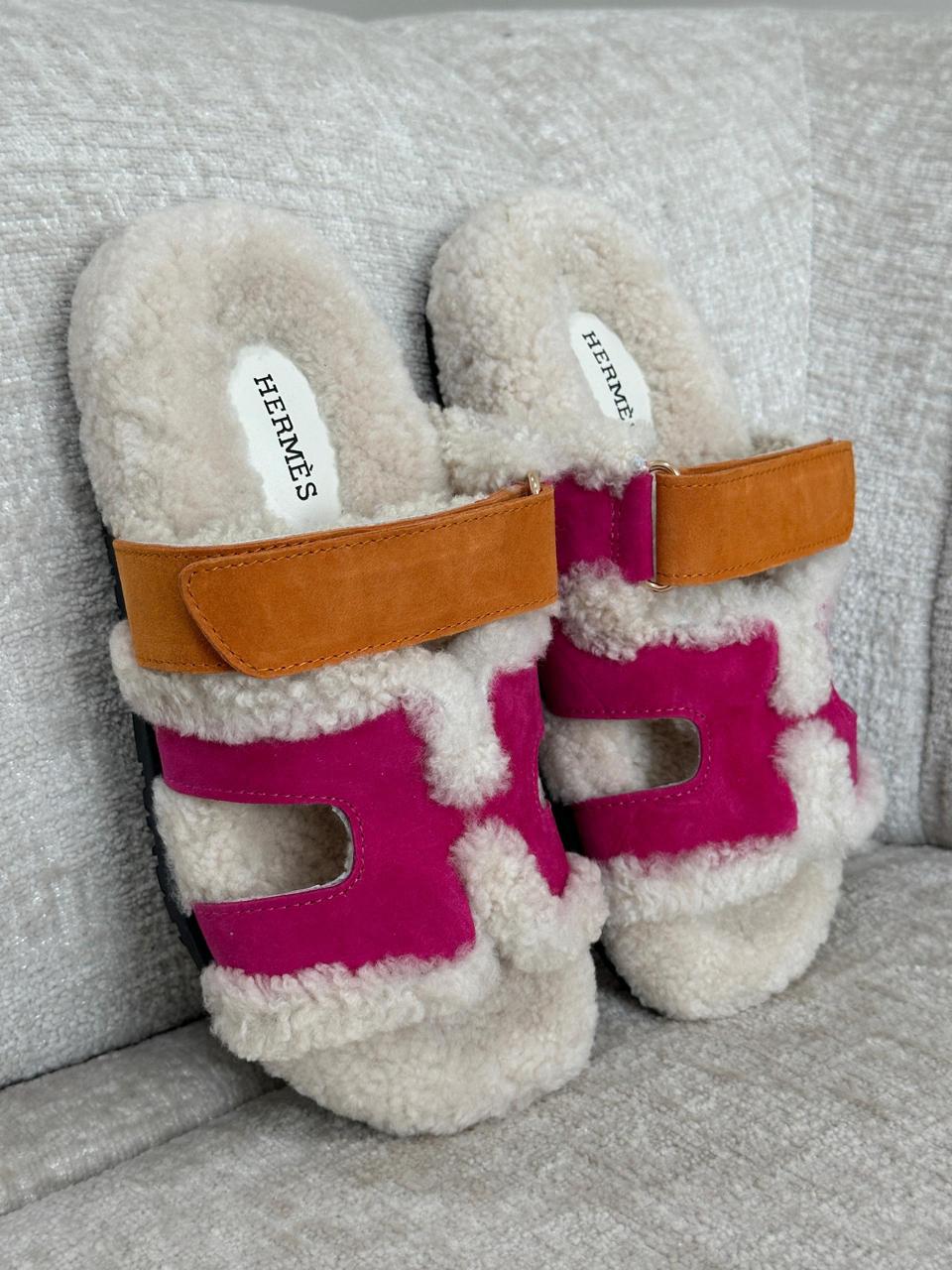 Ladies Hermes flats Lilly Onlines
