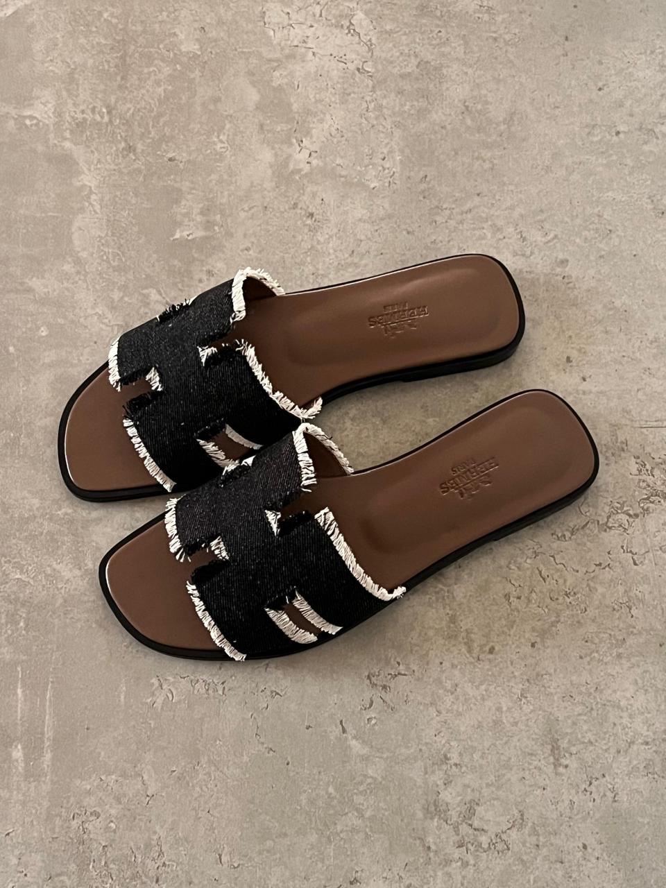 Ladies Hermes flats Lilly Onlines