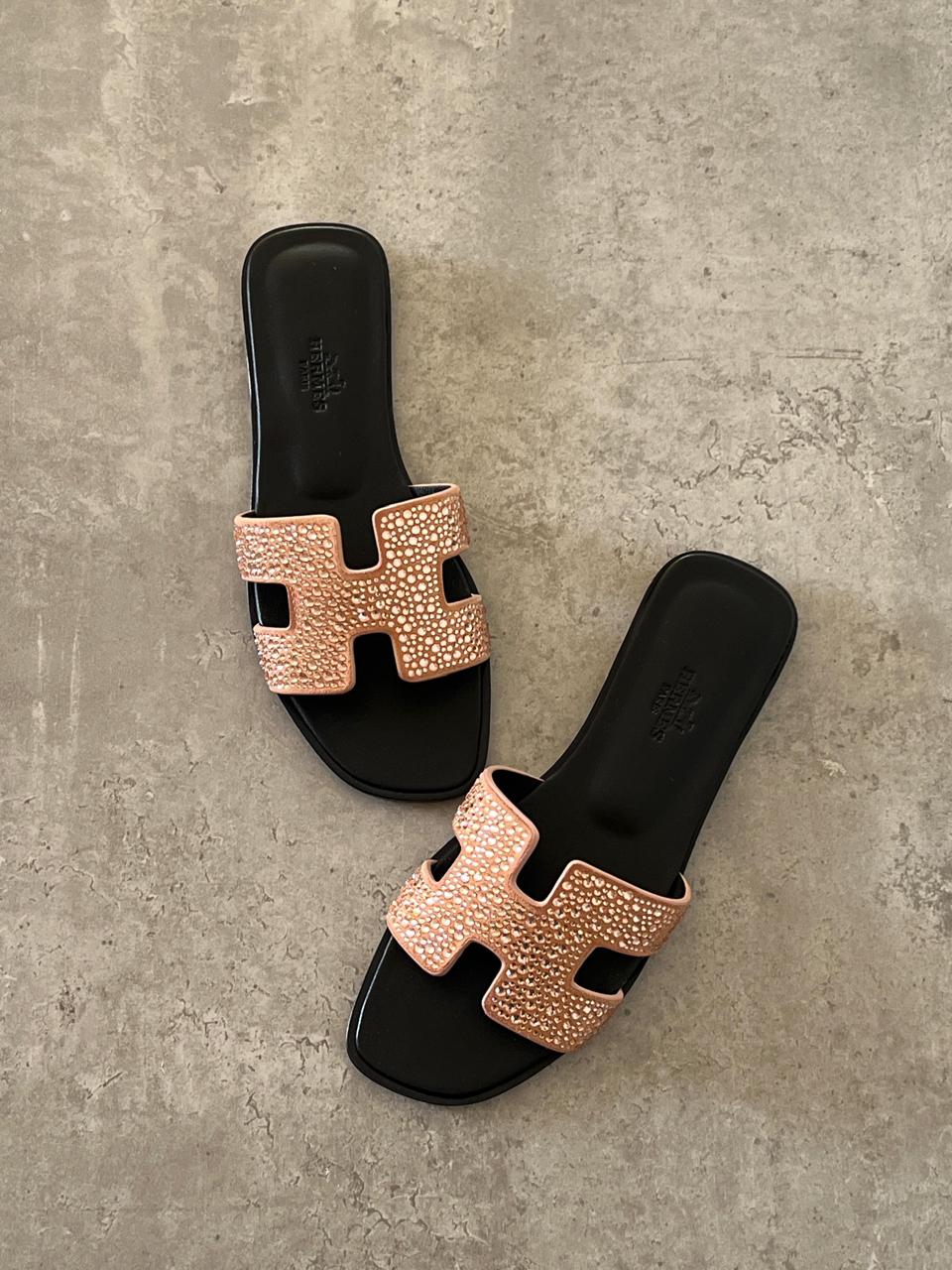 Ladies Hermes flats Lilly Onlines
