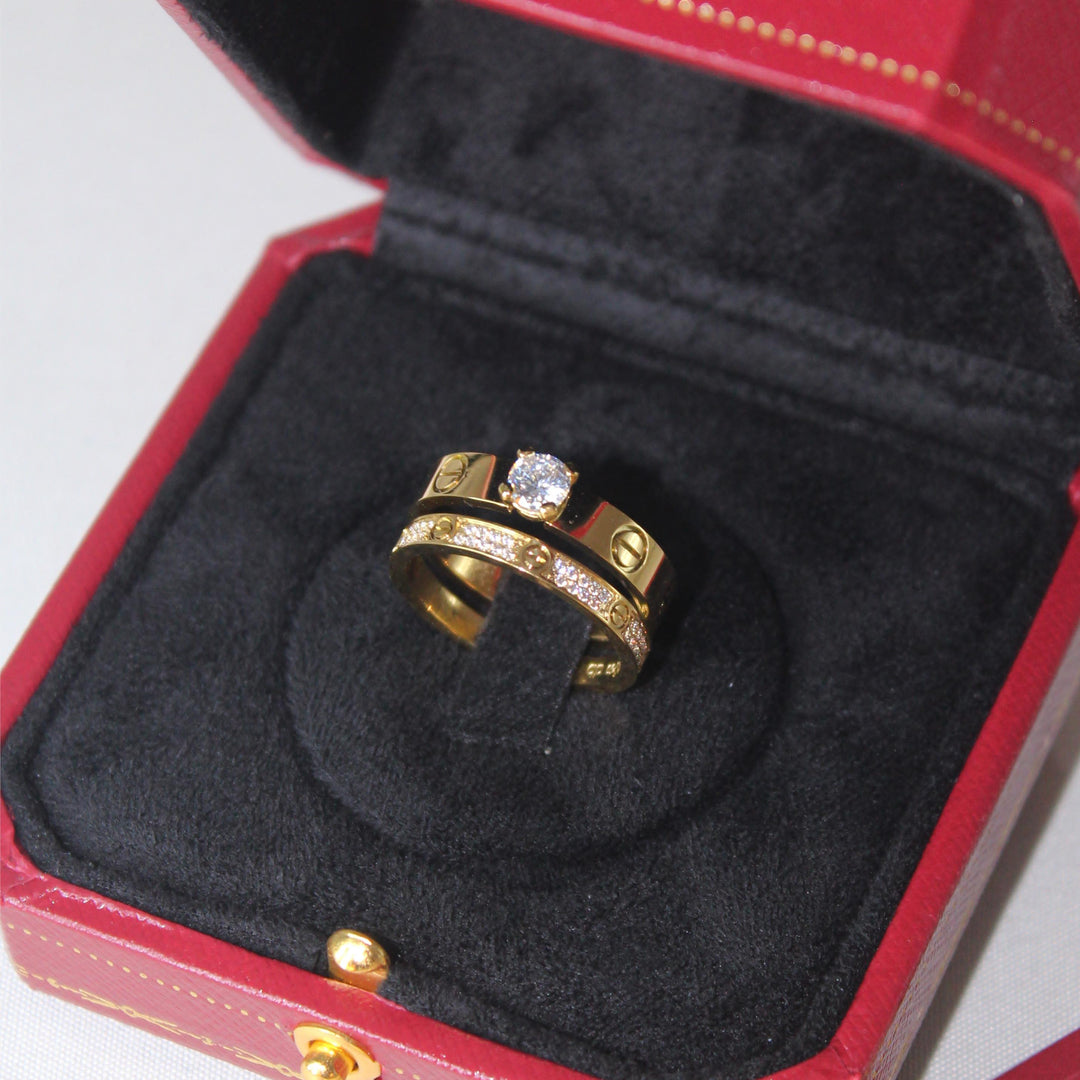 Ladies rings & earrings Lilly Onlines