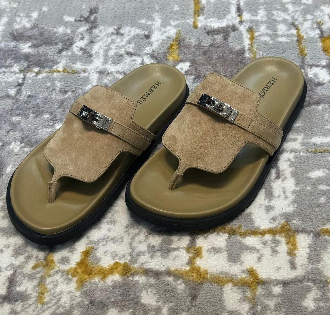Ladies Hermes flats Lilly Onlines