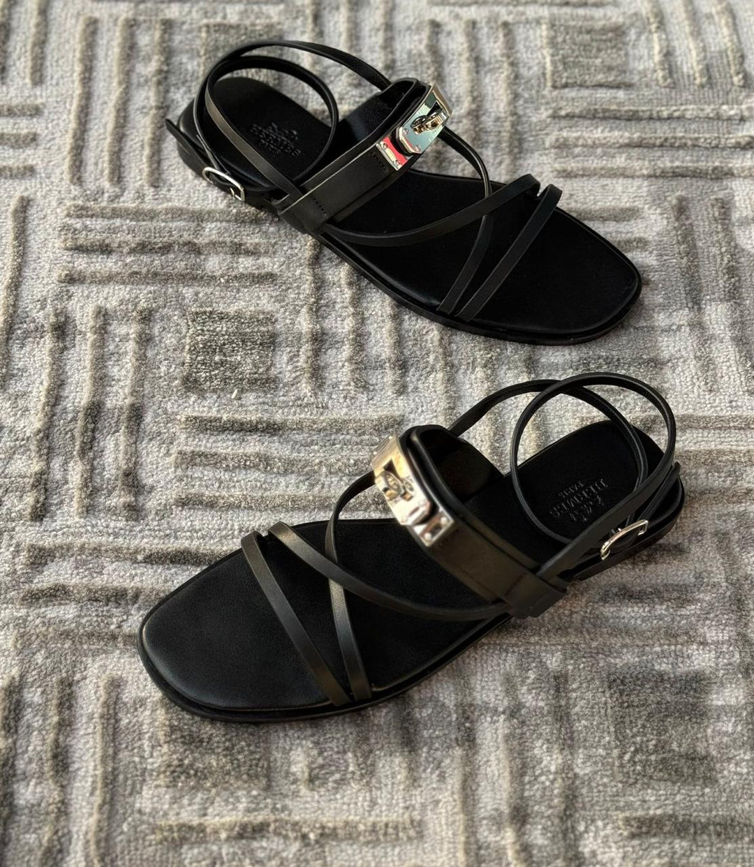 Ladies Hermes flats Lilly Onlines
