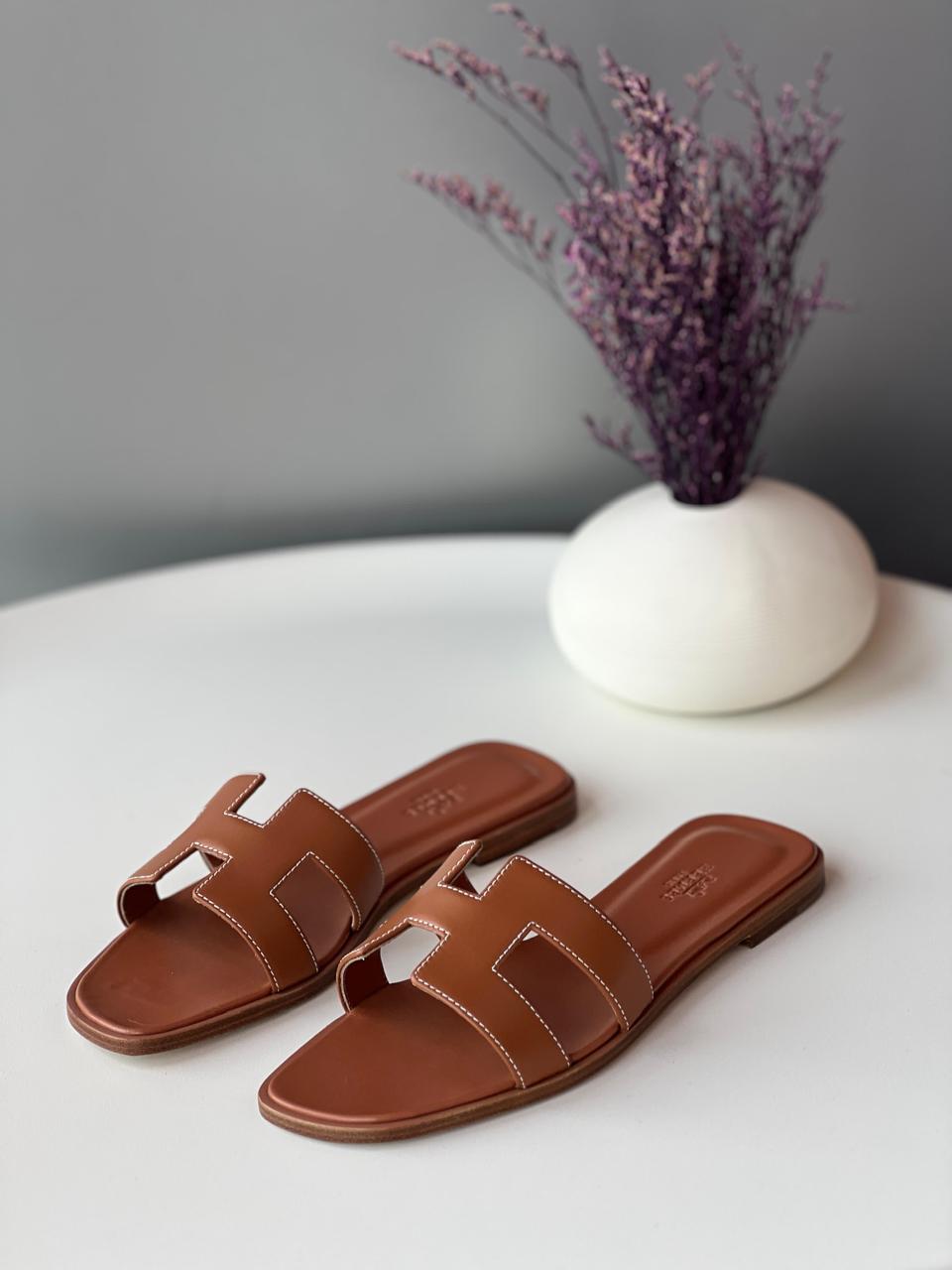 Ladies Hermes flats Lilly Onlines