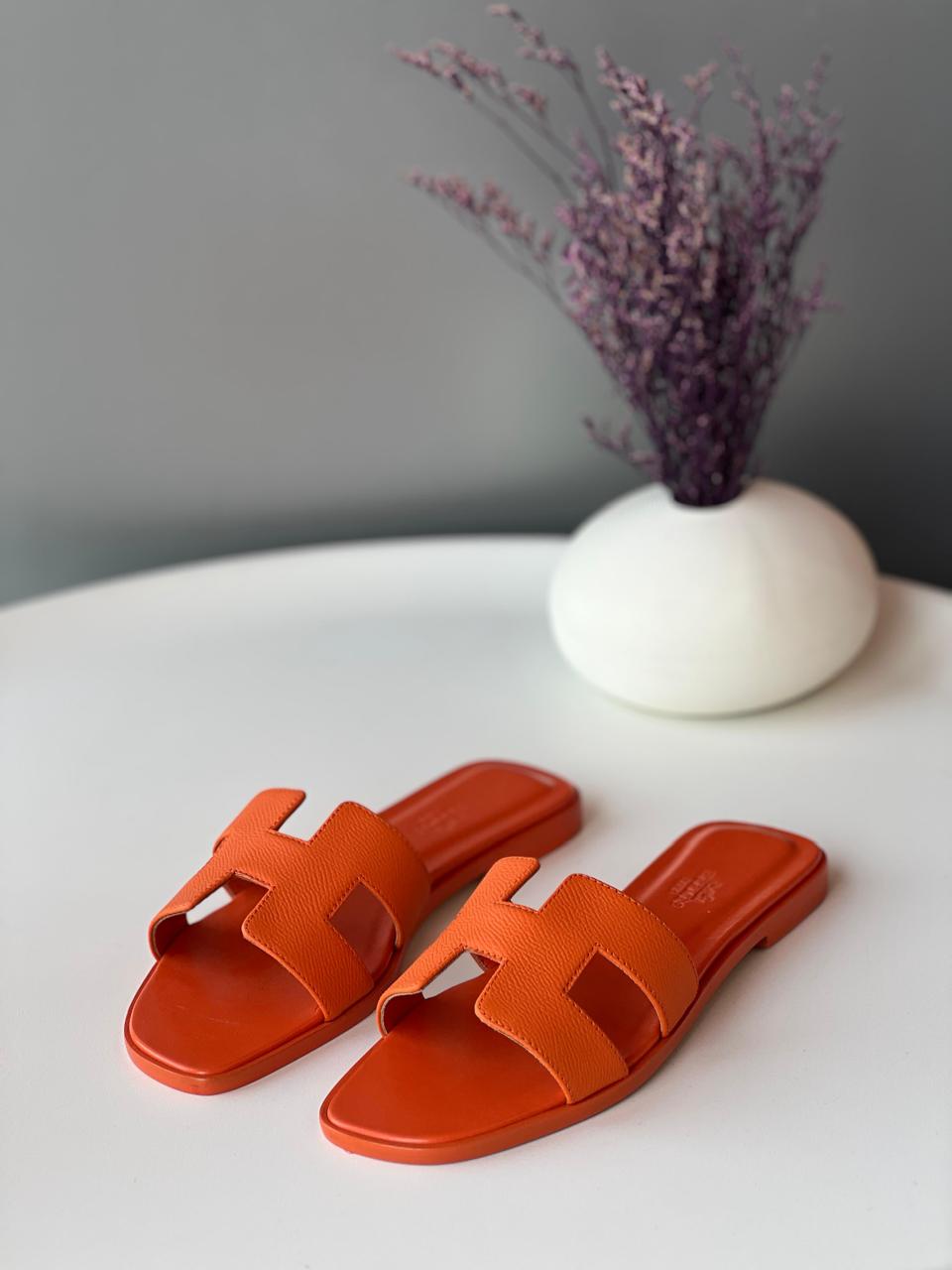 Ladies Hermes flats Lilly Onlines