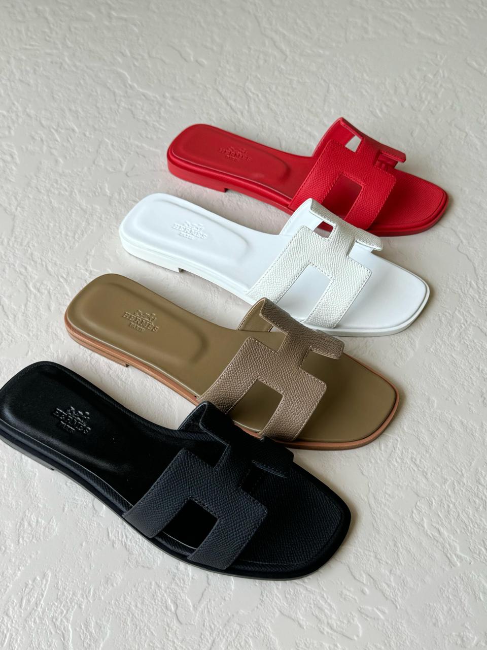 Ladies Hermes flats Lilly Onlines