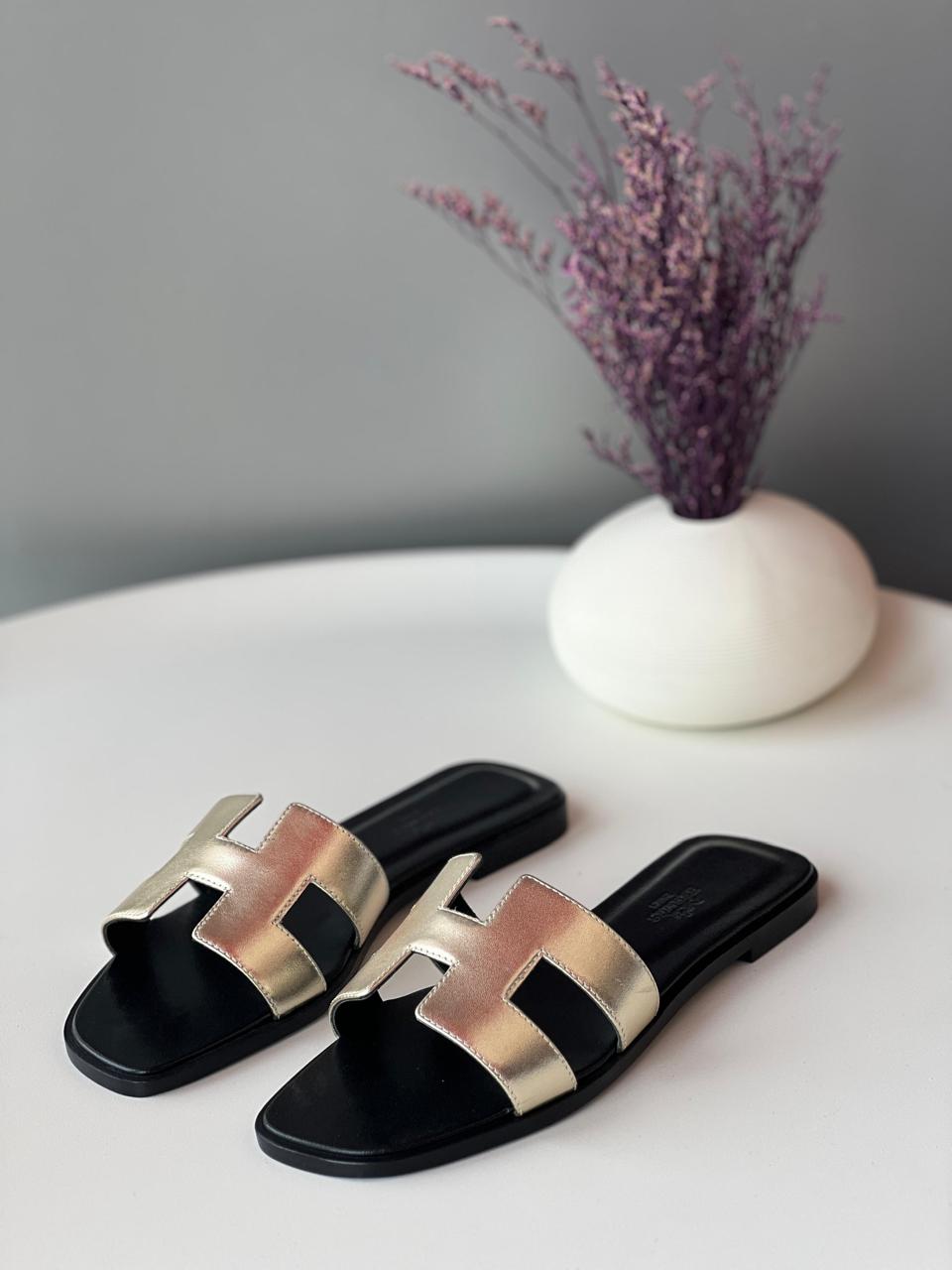 Ladies Hermes flats Lilly Onlines