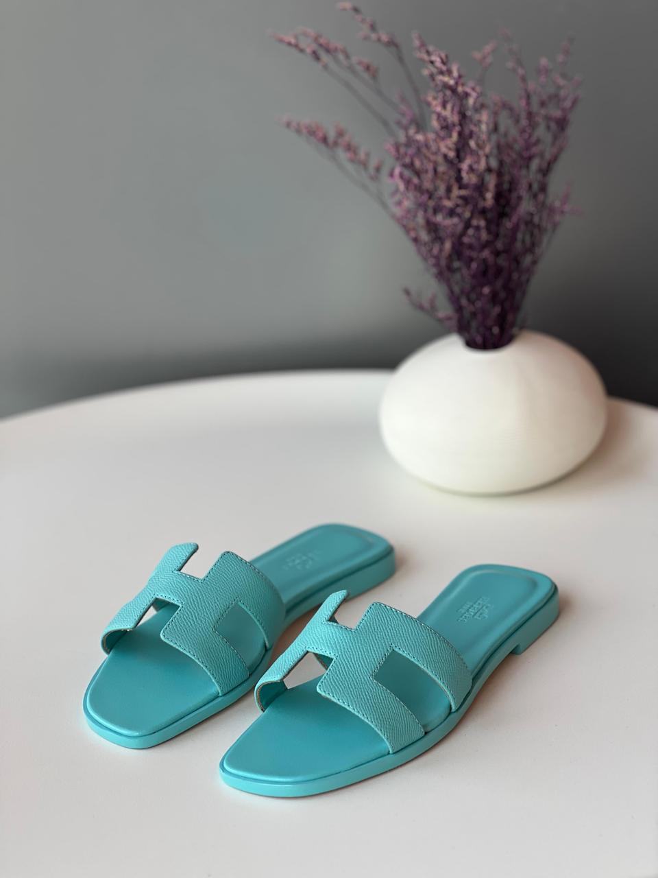 Ladies Hermes flats Lilly Onlines