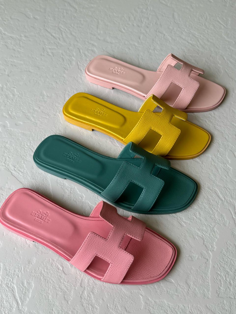 Ladies Hermes flats Lilly Onlines