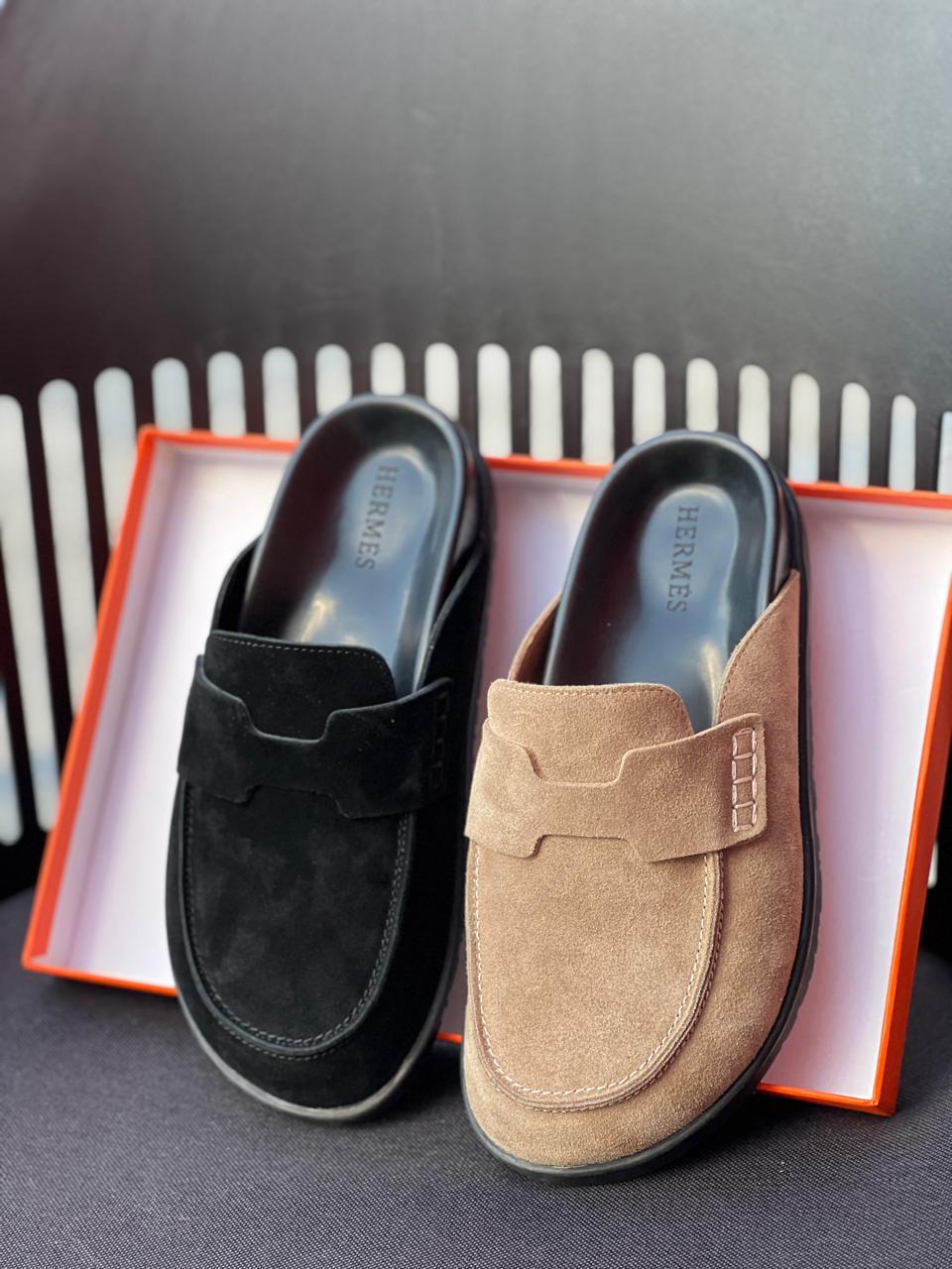 Ladies Hermes flats Lilly Onlines