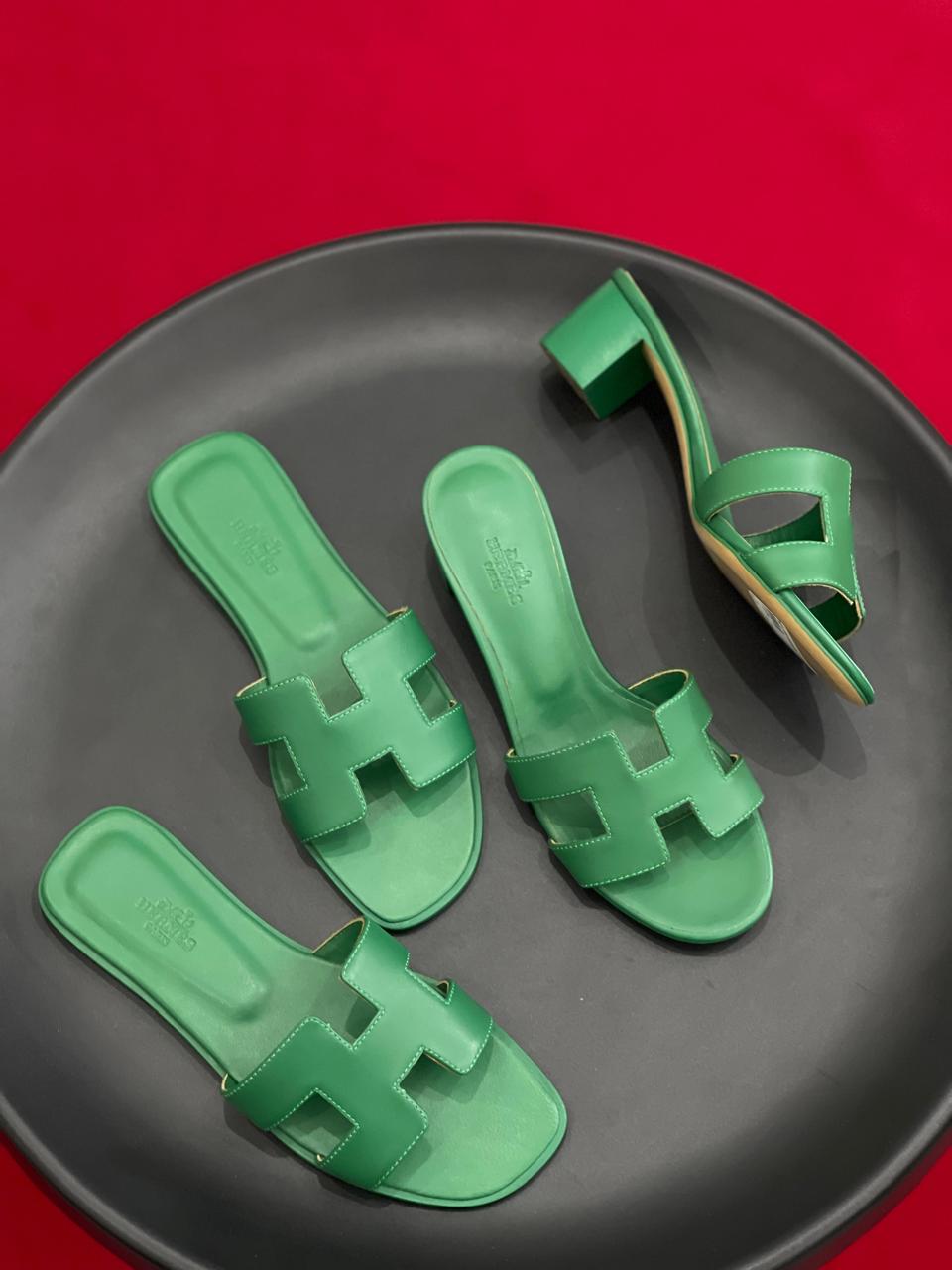 Ladies Hermes flats Lilly Onlines