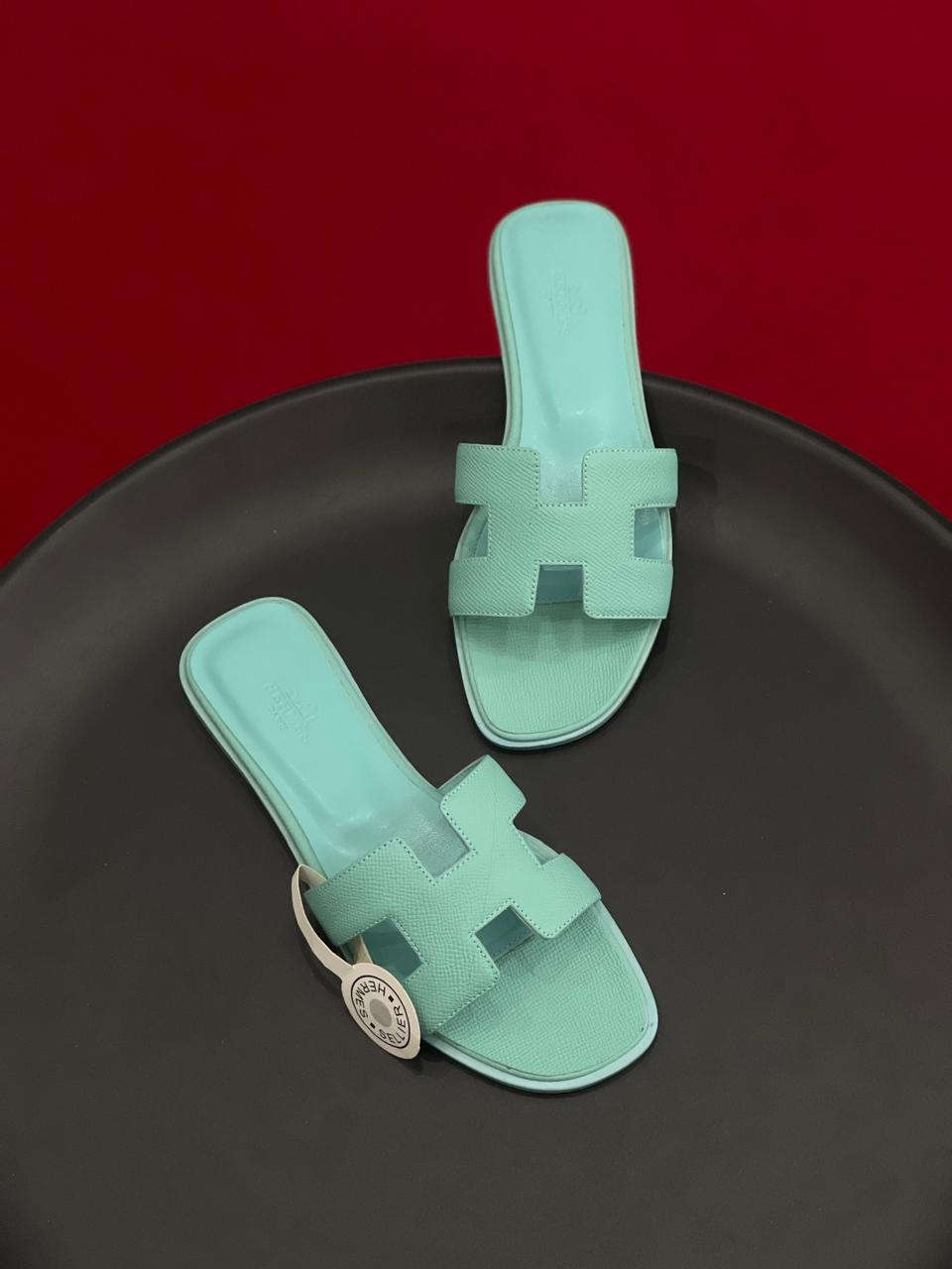 Ladies Hermes flats Lilly Onlines