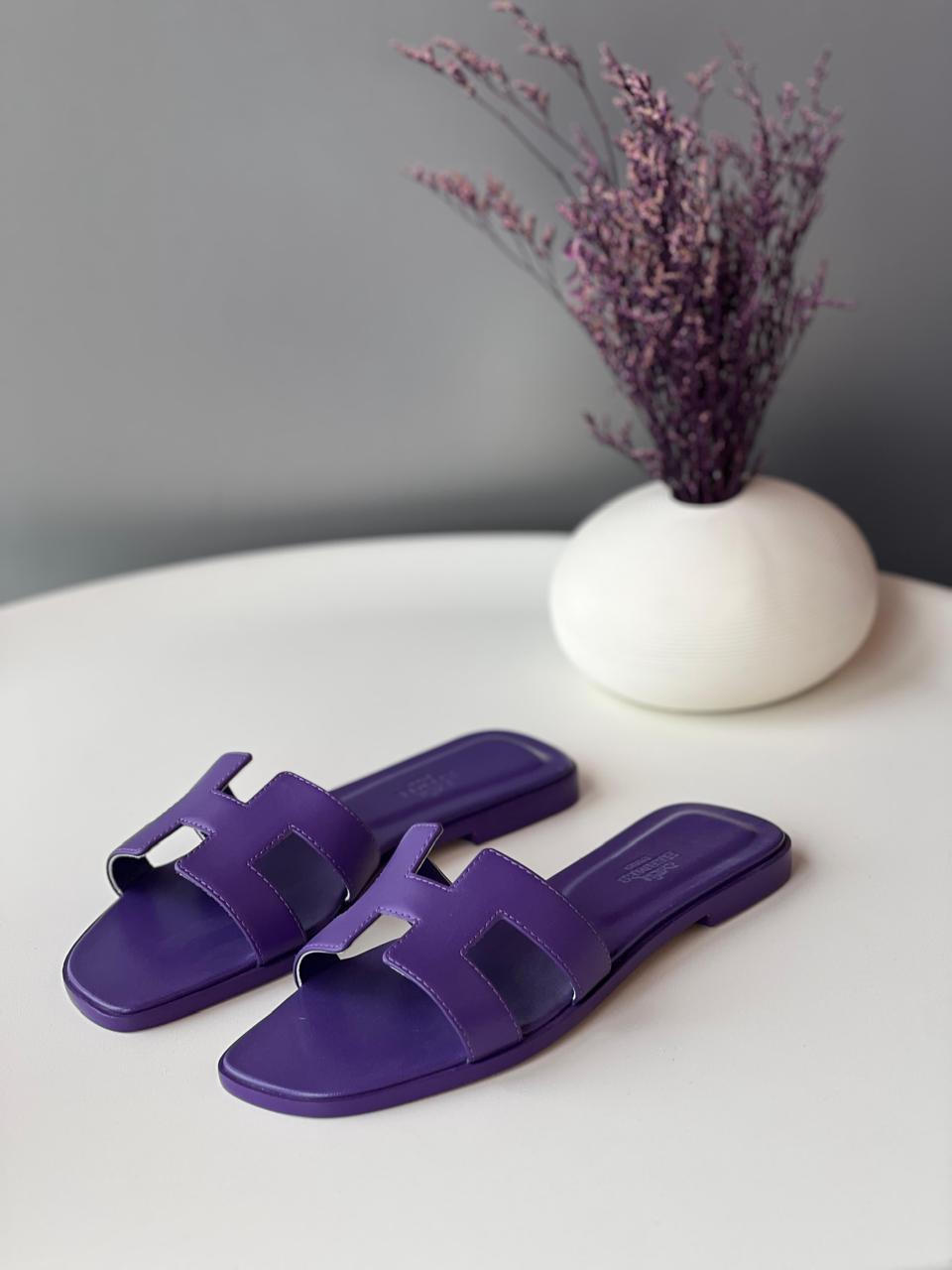 Ladies Hermes flats Lilly Onlines