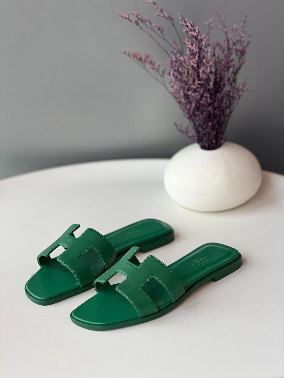 Ladies Hermes flats Lilly Onlines