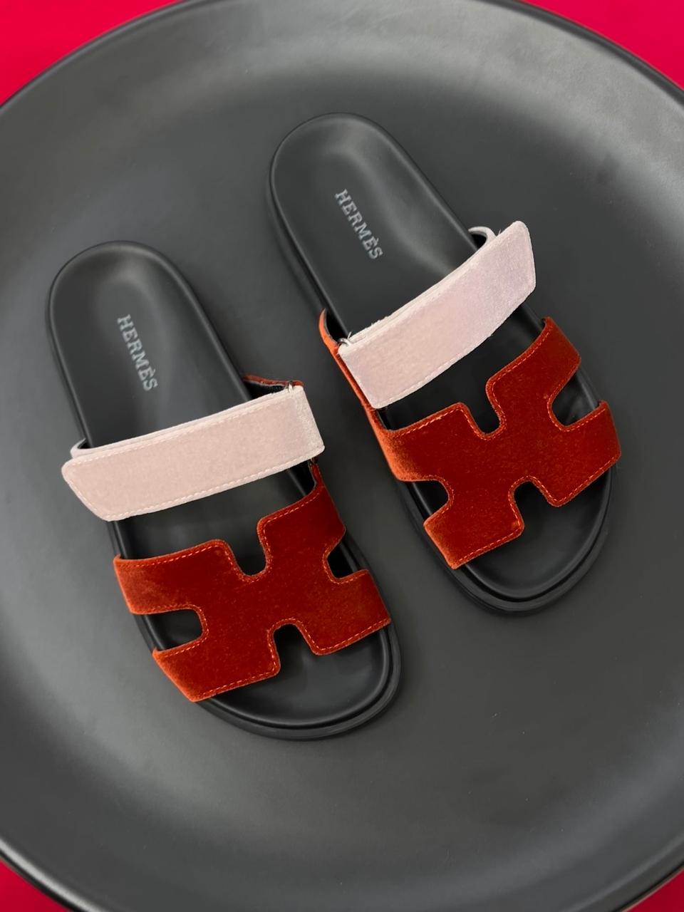 Ladies Hermes flats Lilly Onlines