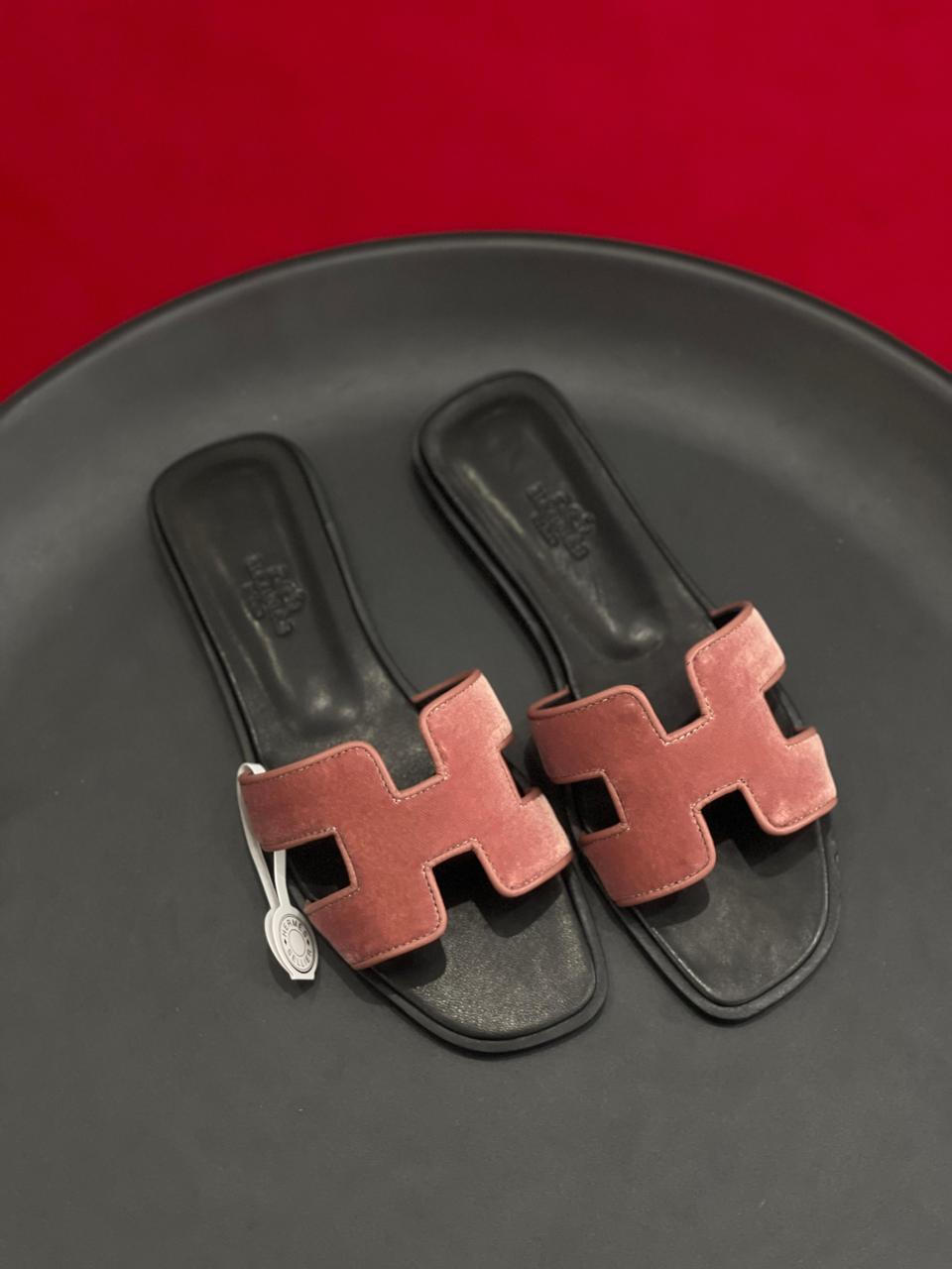 Ladies Hermes flats Lilly Onlines