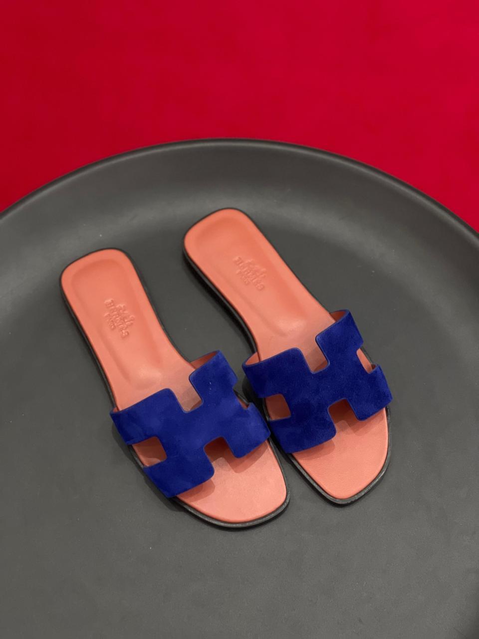 Ladies Hermes flats Lilly Onlines