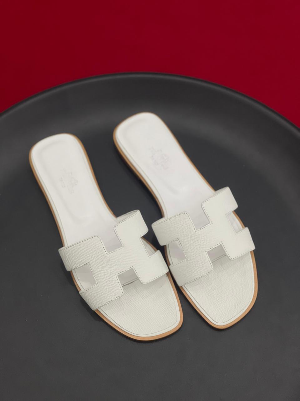 Ladies Hermes flats Lilly Onlines