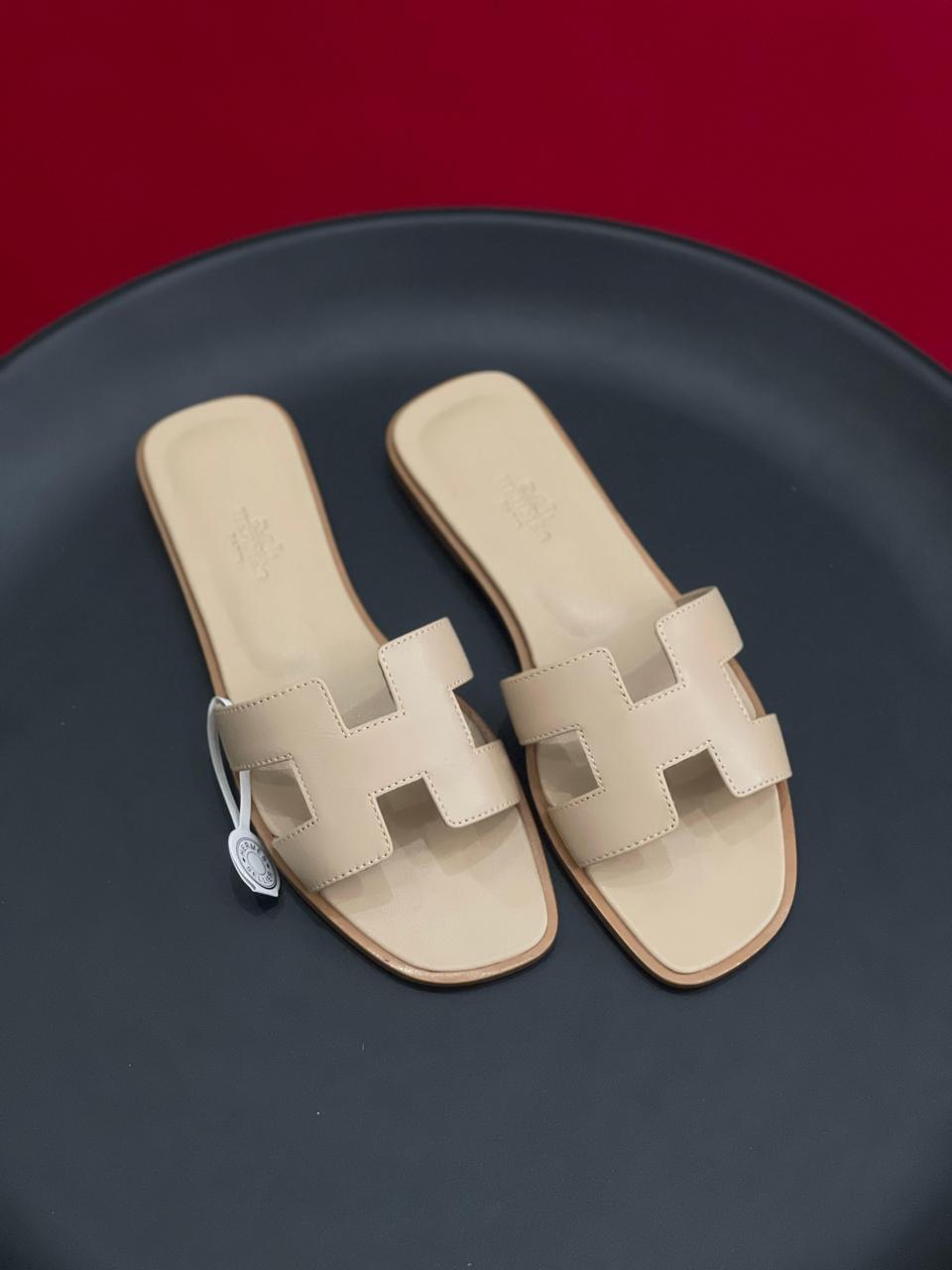 Ladies Hermes flats Lilly Onlines