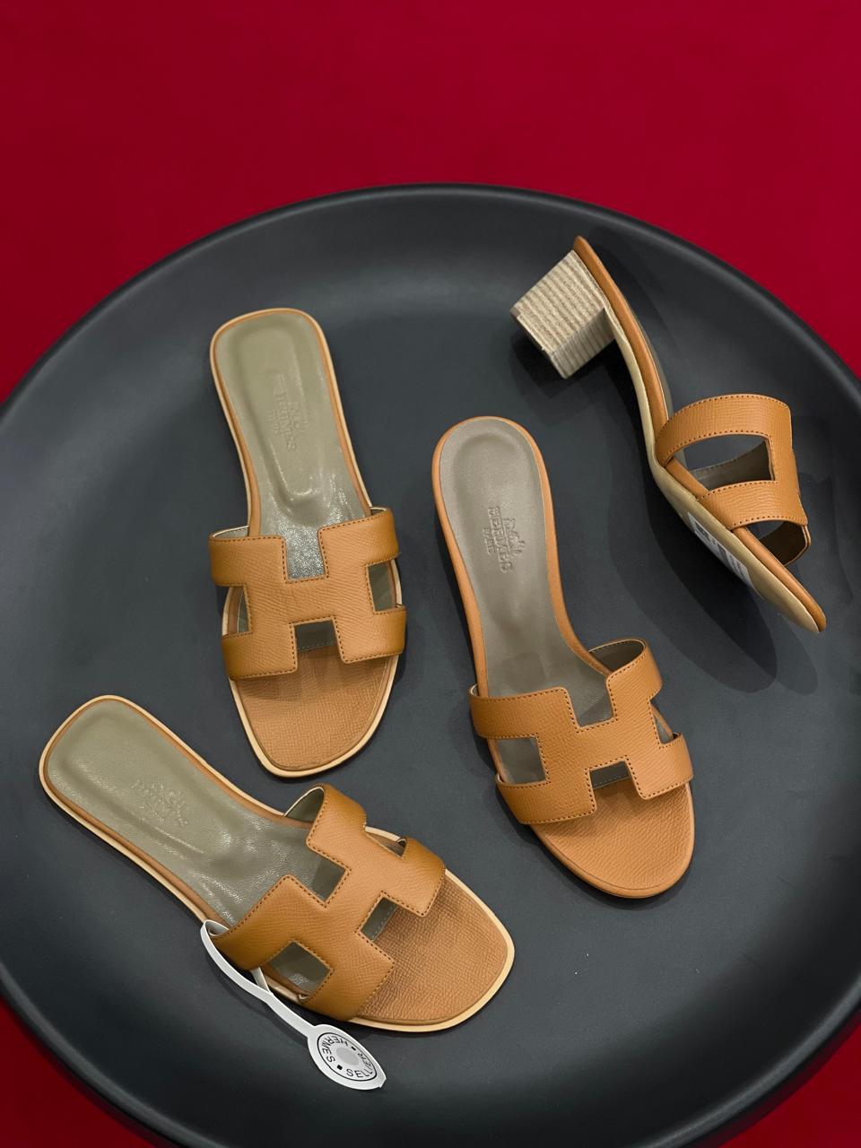 Ladies Hermes flats Lilly Onlines