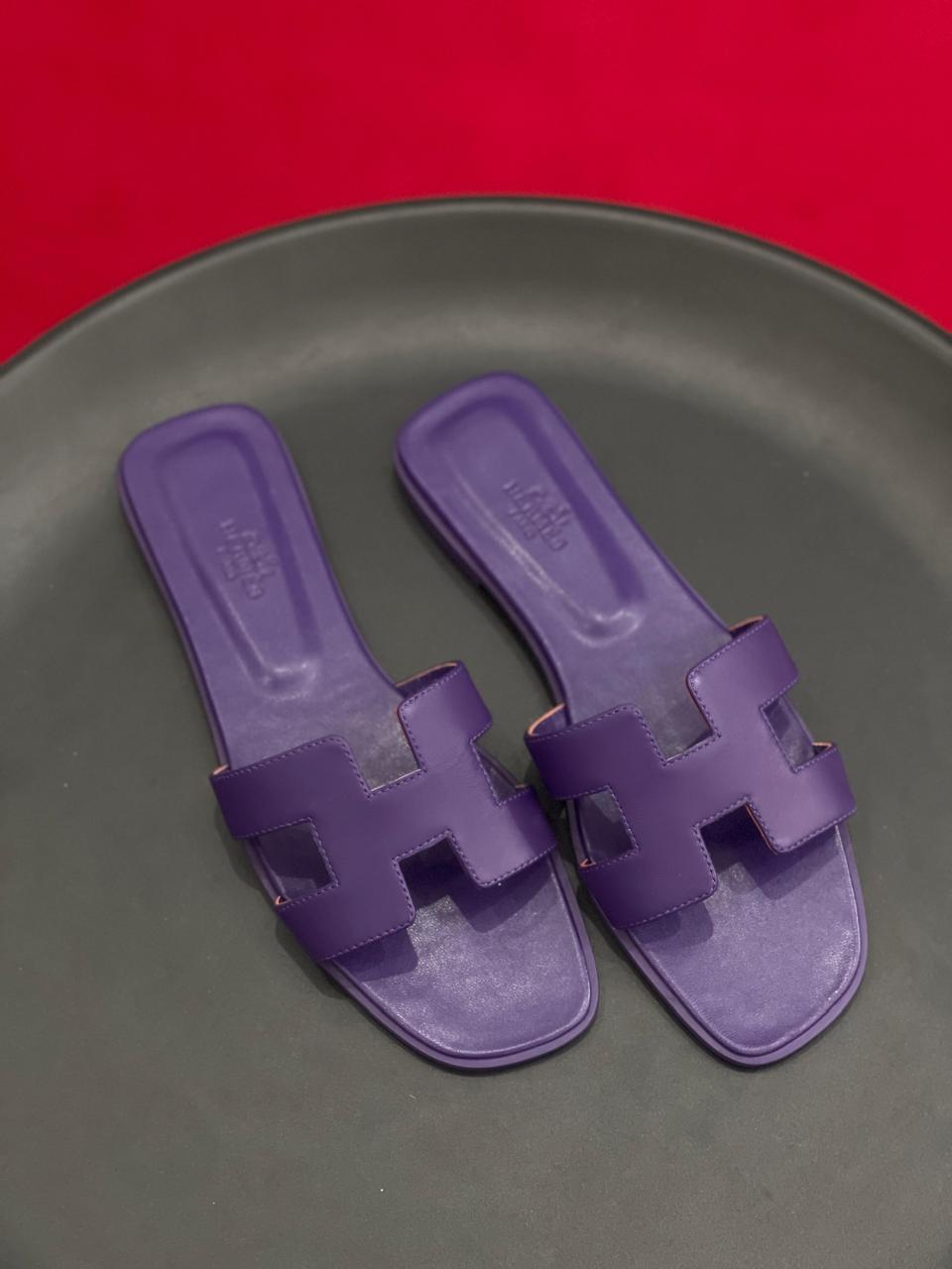 Ladies Hermes flats Lilly Onlines