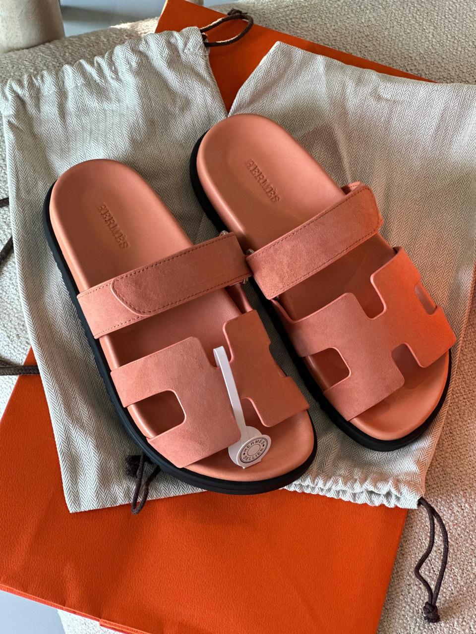 Ladies Hermes flats Lilly Onlines