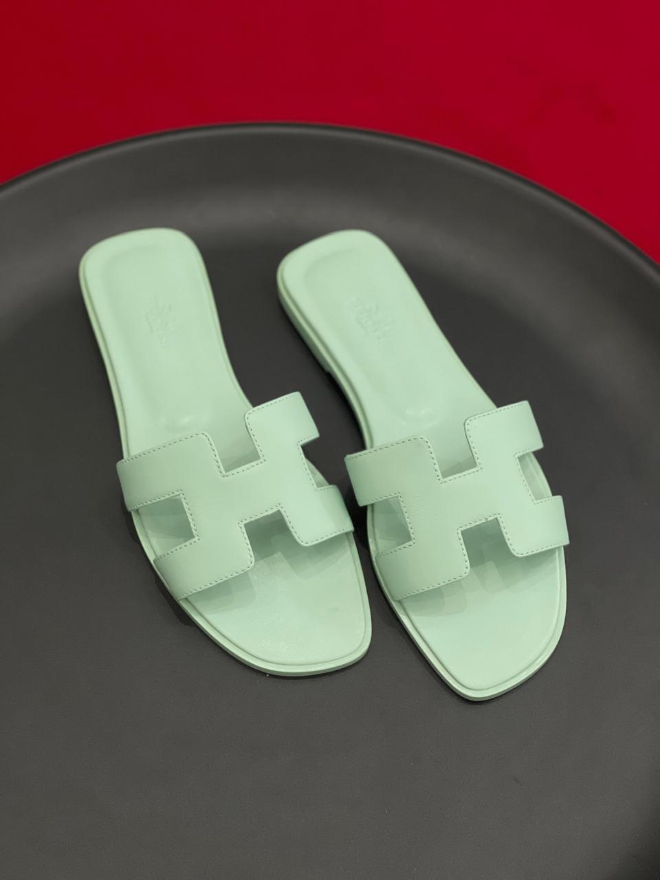 Ladies Hermes flats Lilly Onlines