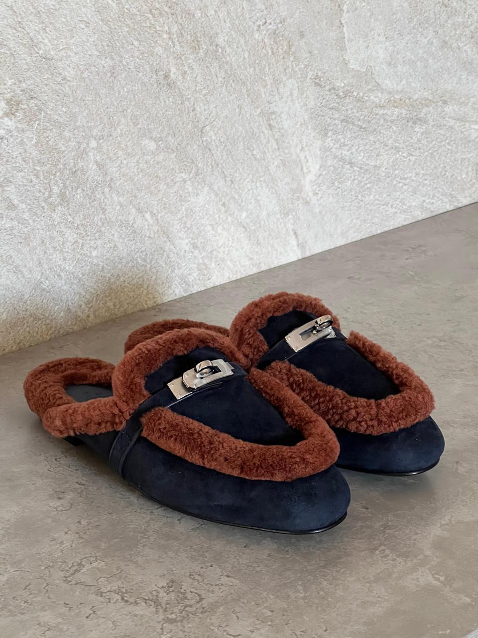 Ladies Hermes flats Lilly Onlines
