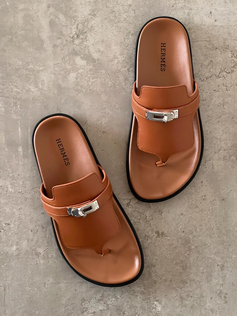 Ladies Hermes flats Lilly Onlines