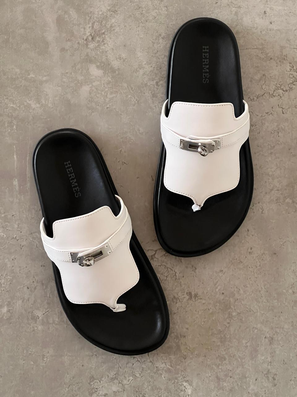 Ladies Hermes flats Lilly Onlines