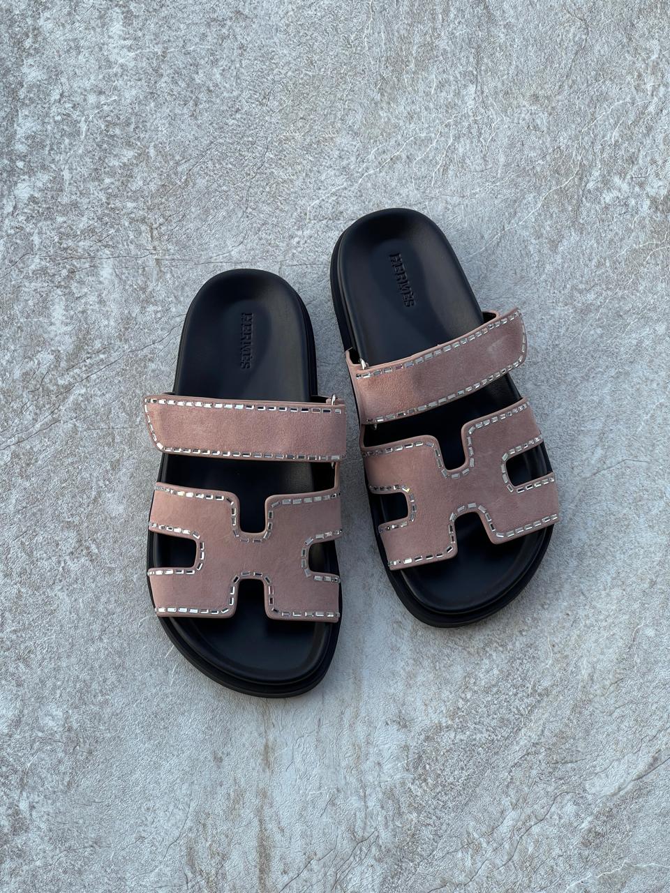 Ladies Hermes flats Lilly Onlines