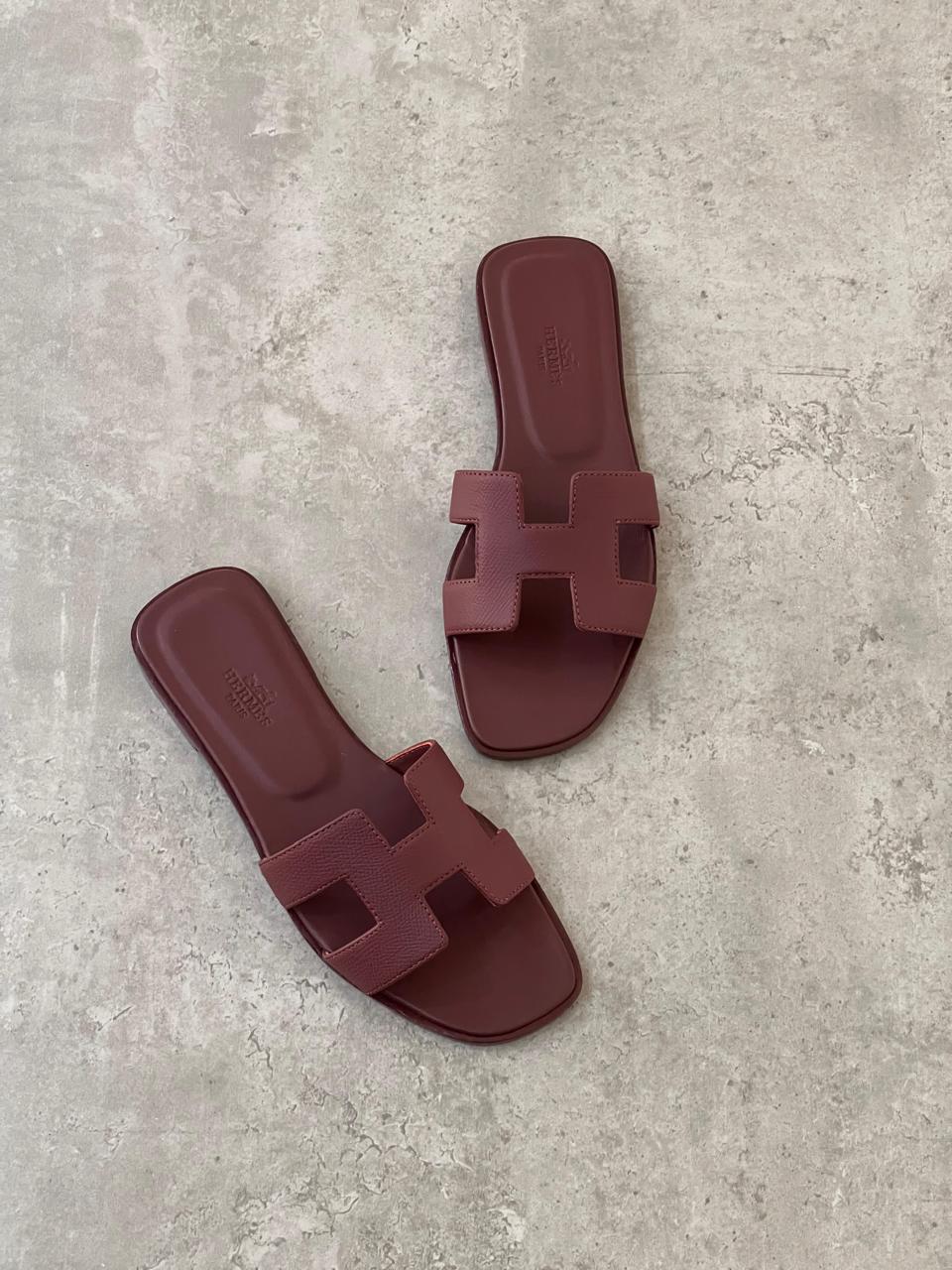 Ladies Hermes flats Lilly Onlines