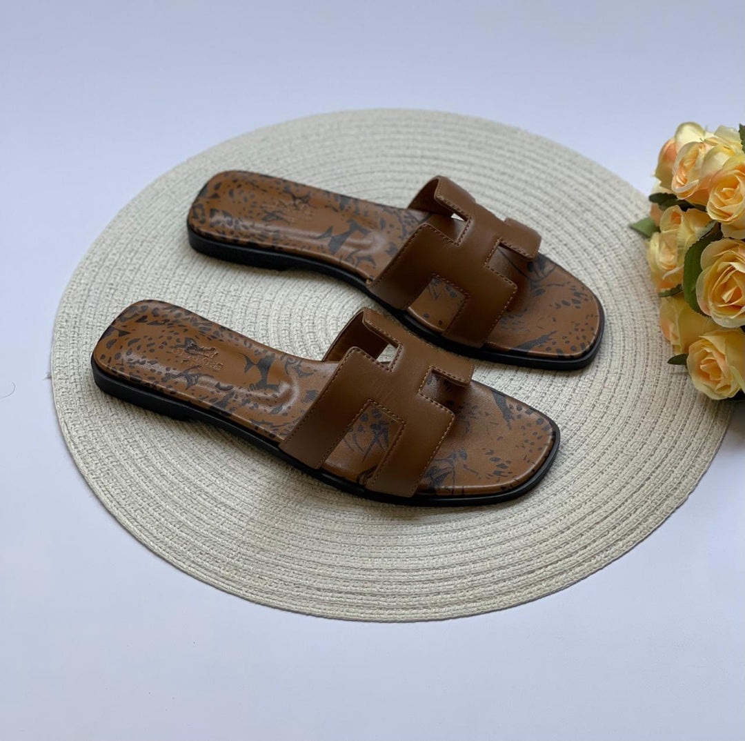 Ladies Hermes flats Lilly Onlines