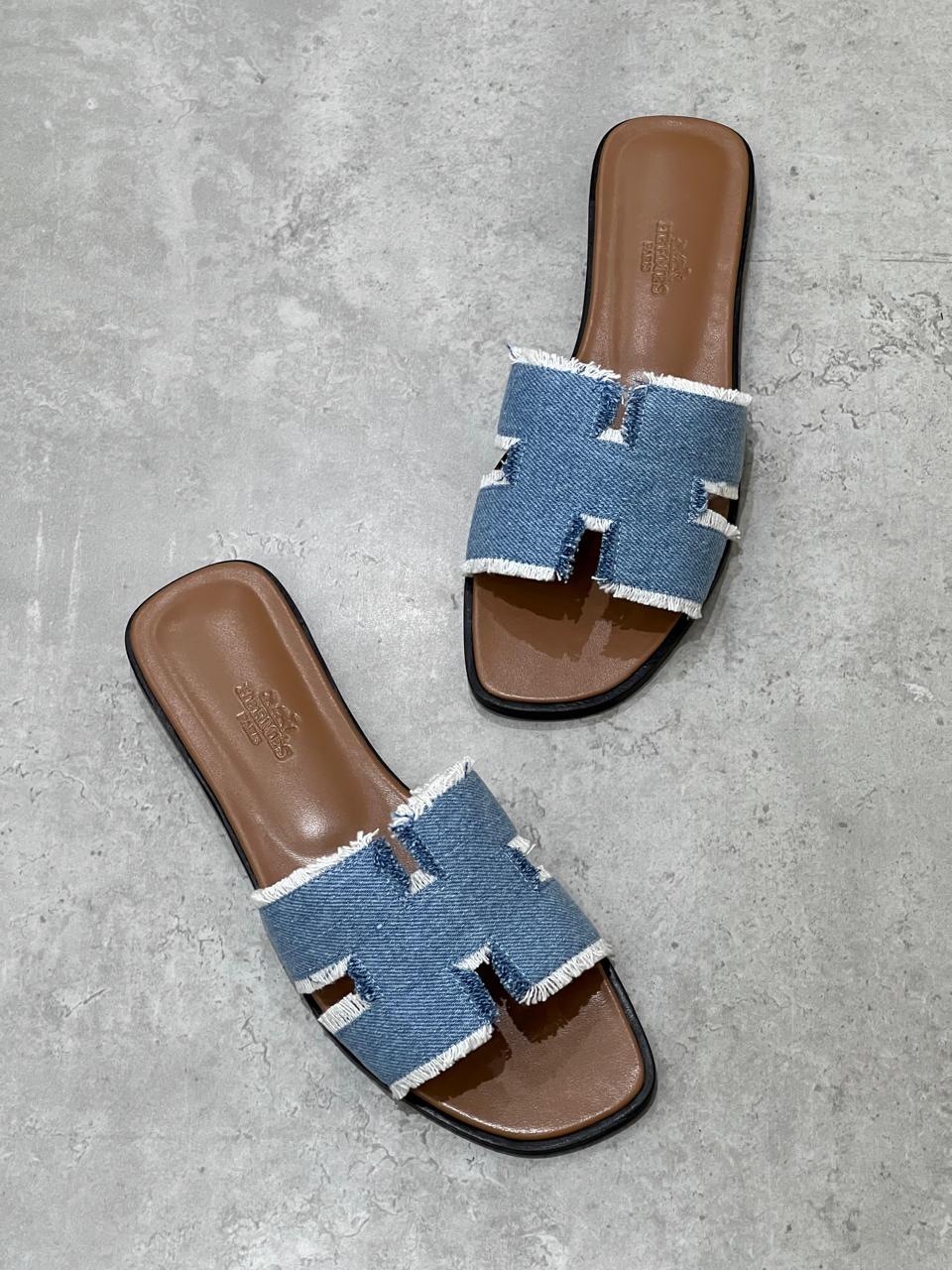 Ladies Hermes flats Lilly Onlines