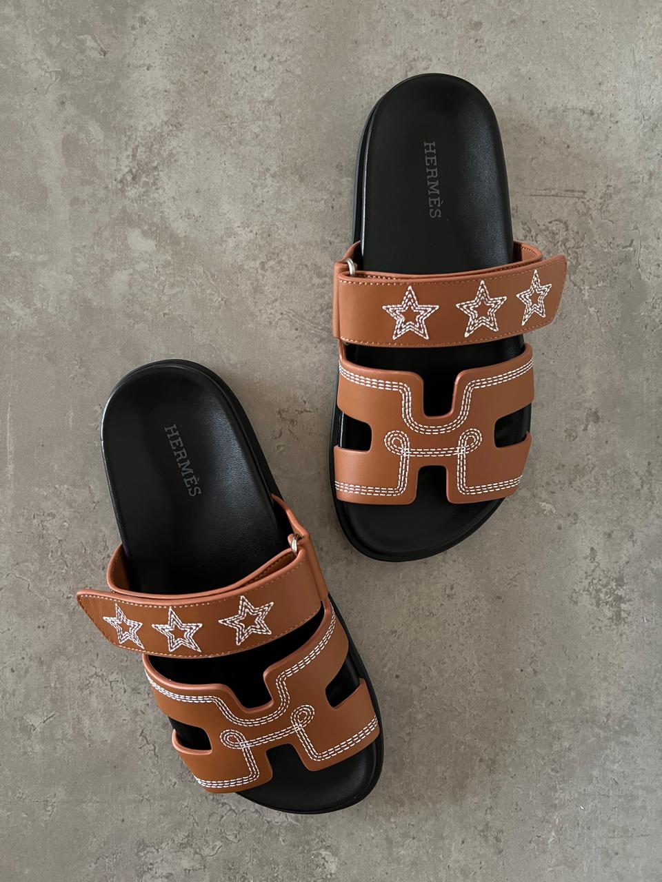 Ladies Hermes flats Lilly Onlines