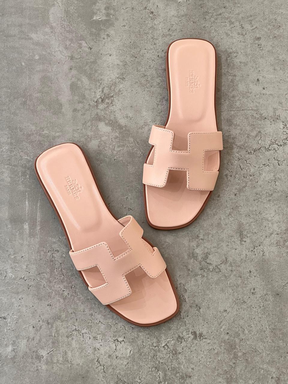 Ladies Hermes flats Lilly Onlines