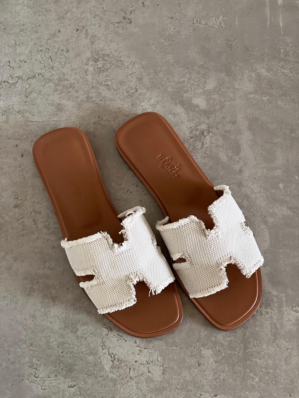 Ladies Hermes flats Lilly Onlines