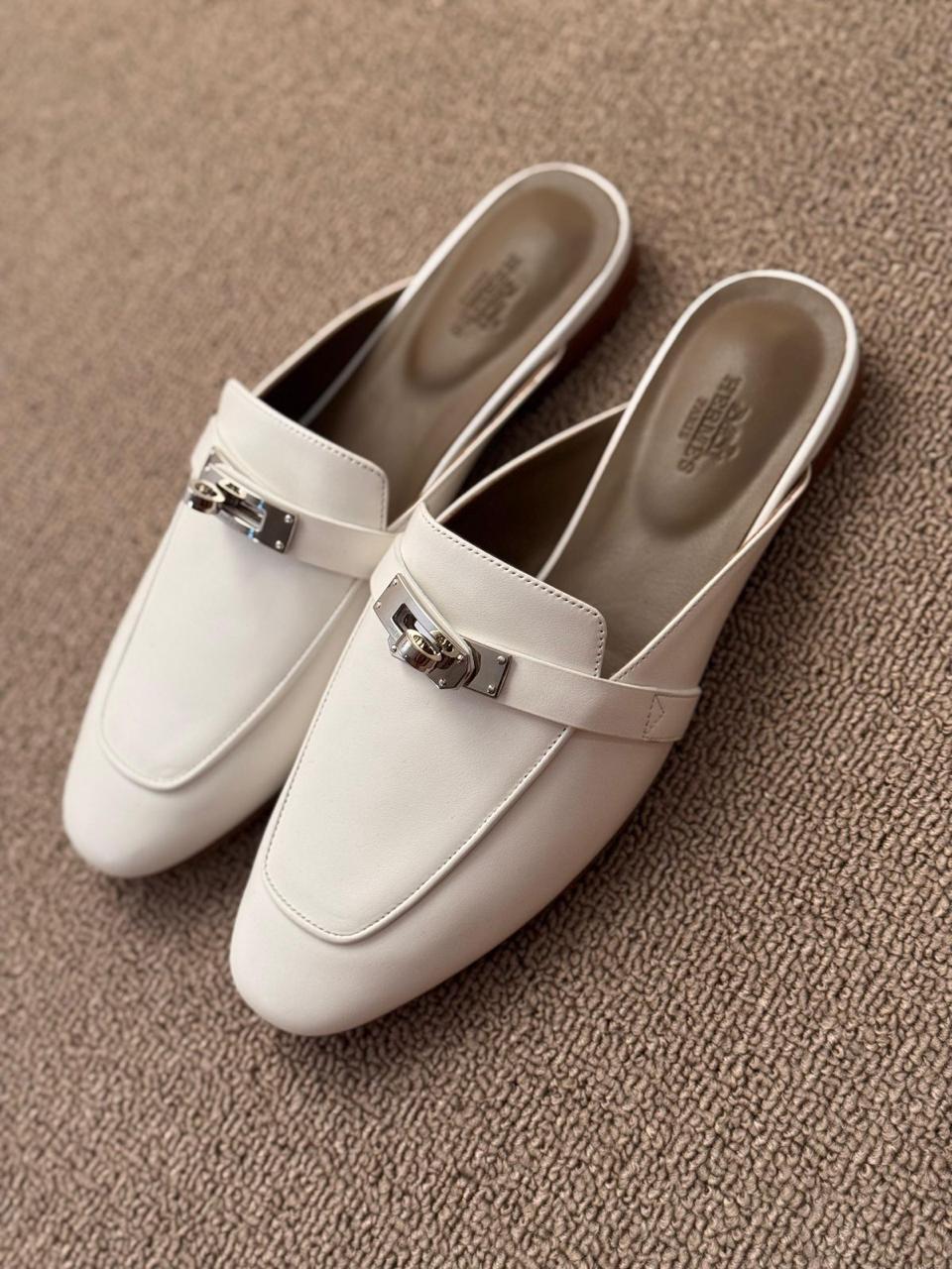 Ladies Hermes flats Lilly Onlines