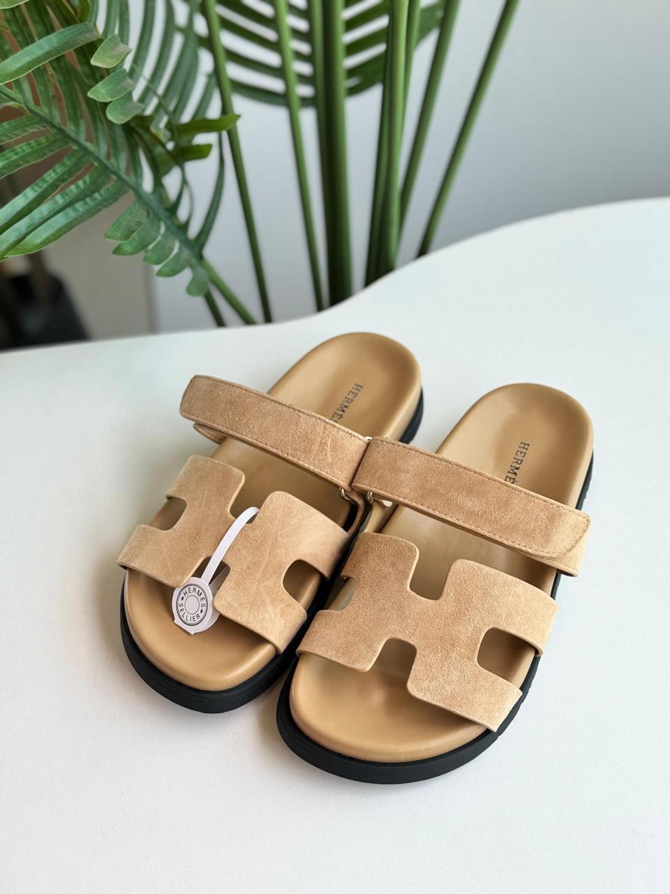 Ladies Hermes flats Lilly Onlines
